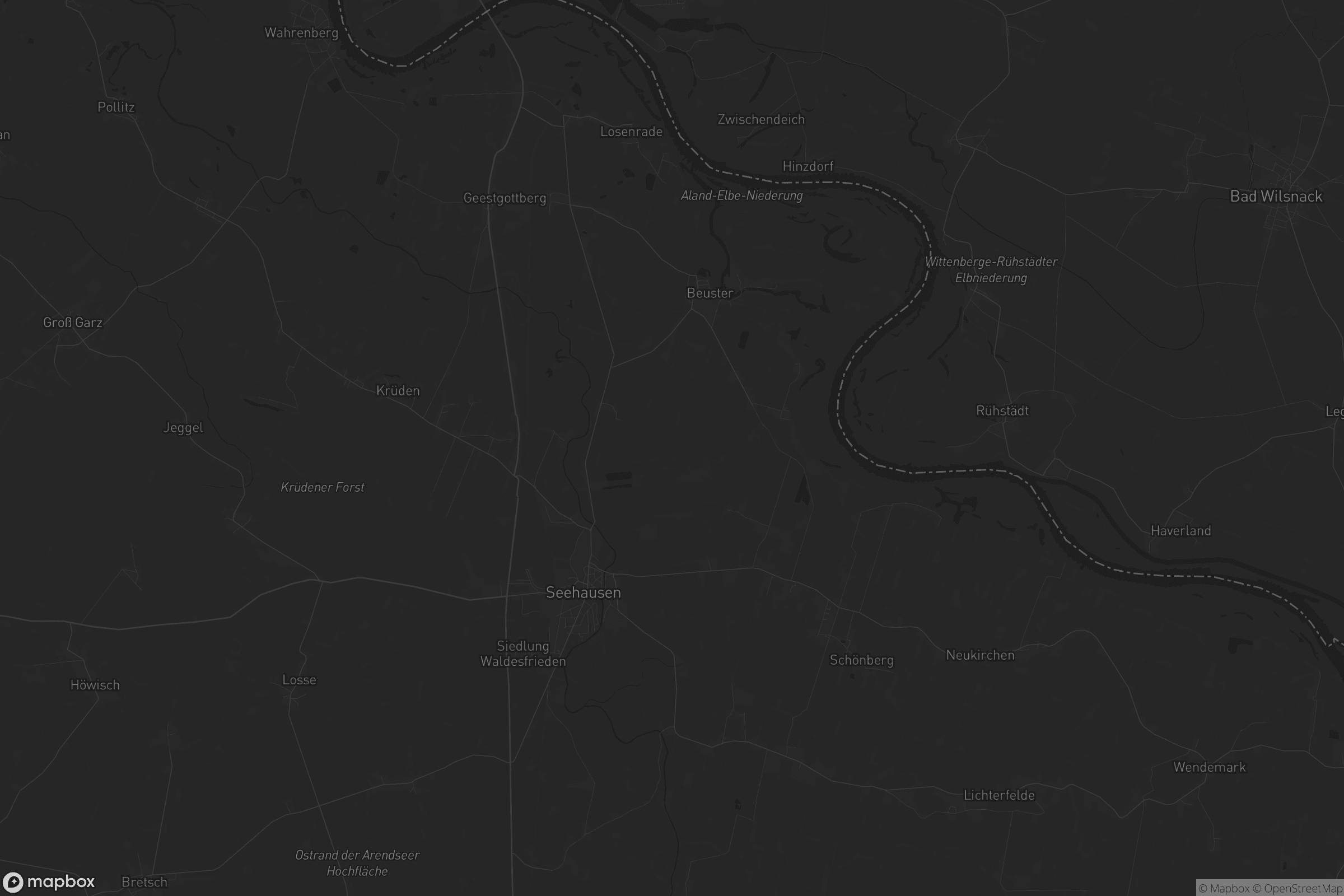 Karte von Seehausen (Altmark)