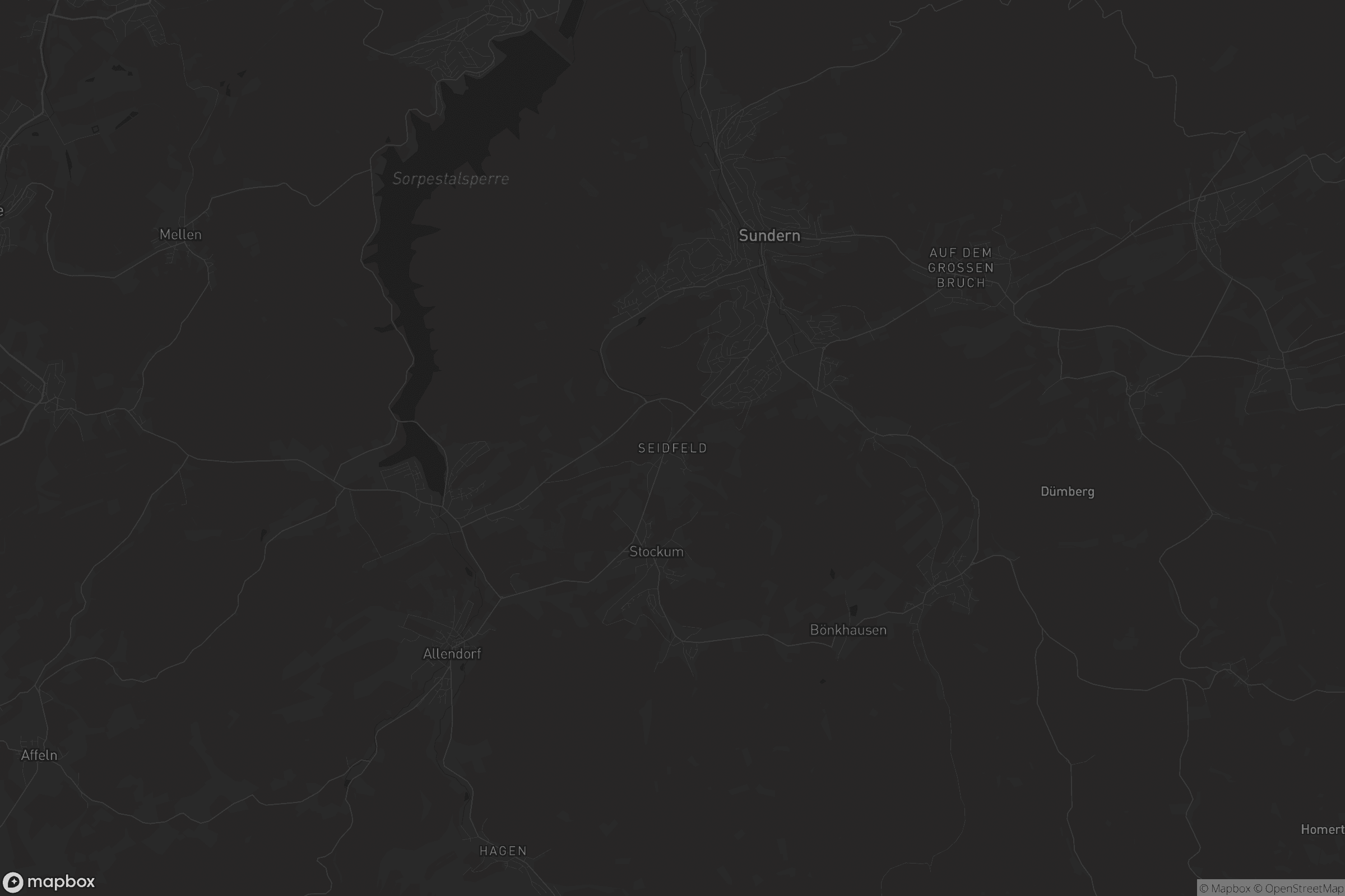 Karte von Seidfeld (Sauerland)