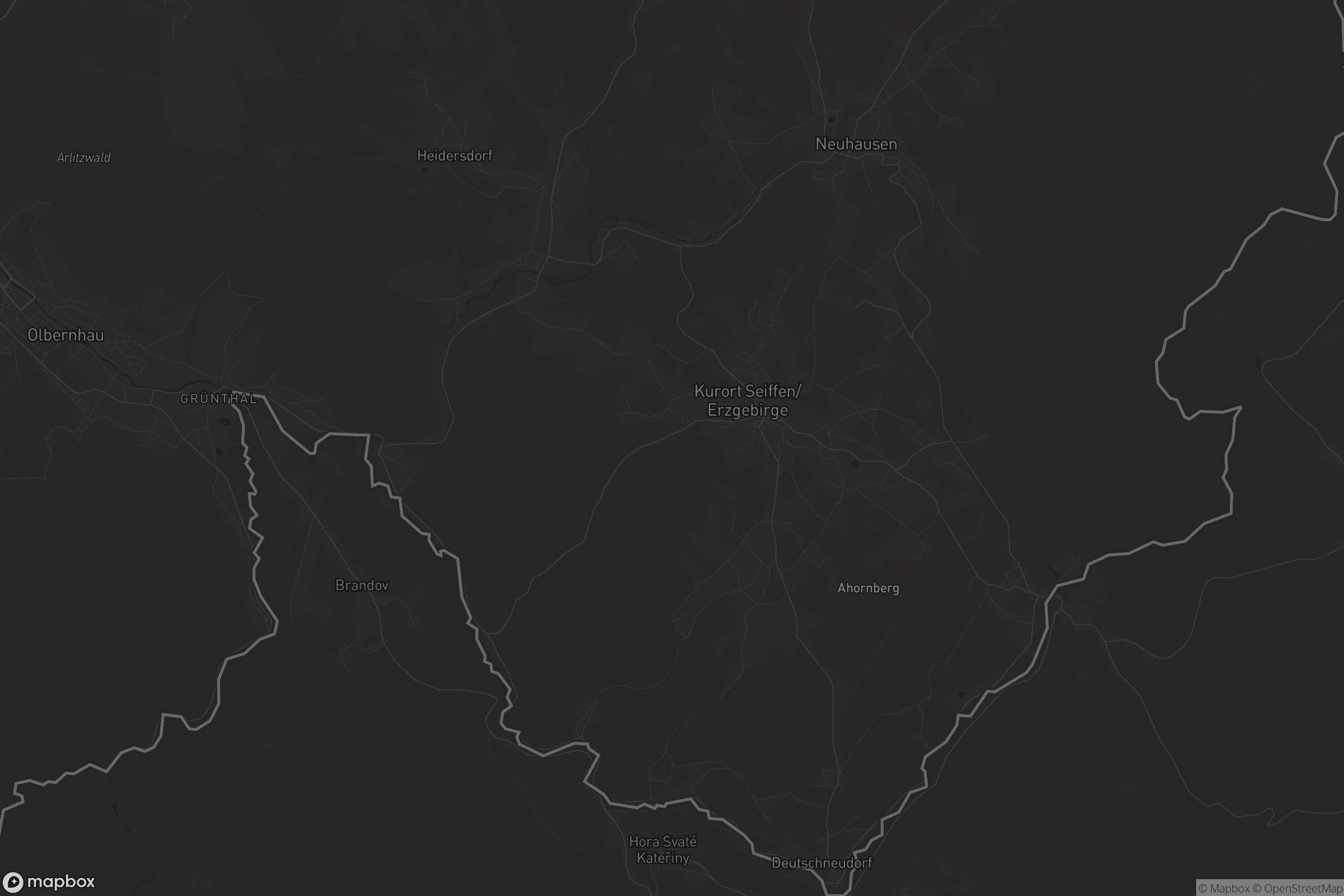 Karte von Seiffen/Erzgeb.