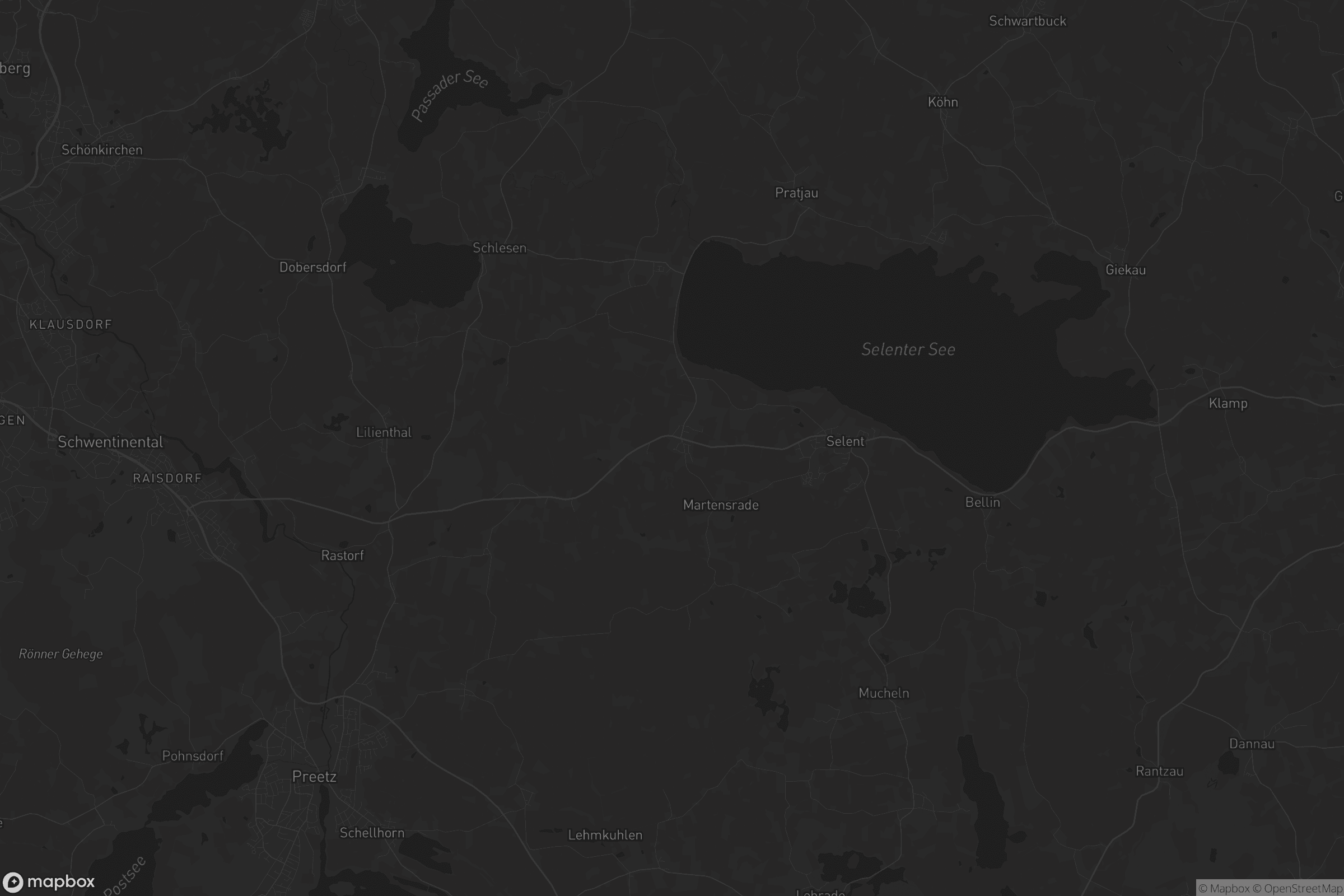 Karte von Selent/Schlesen