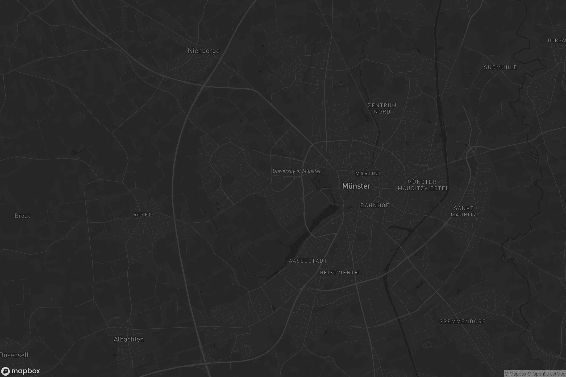 Karte von Sentruper Höhe