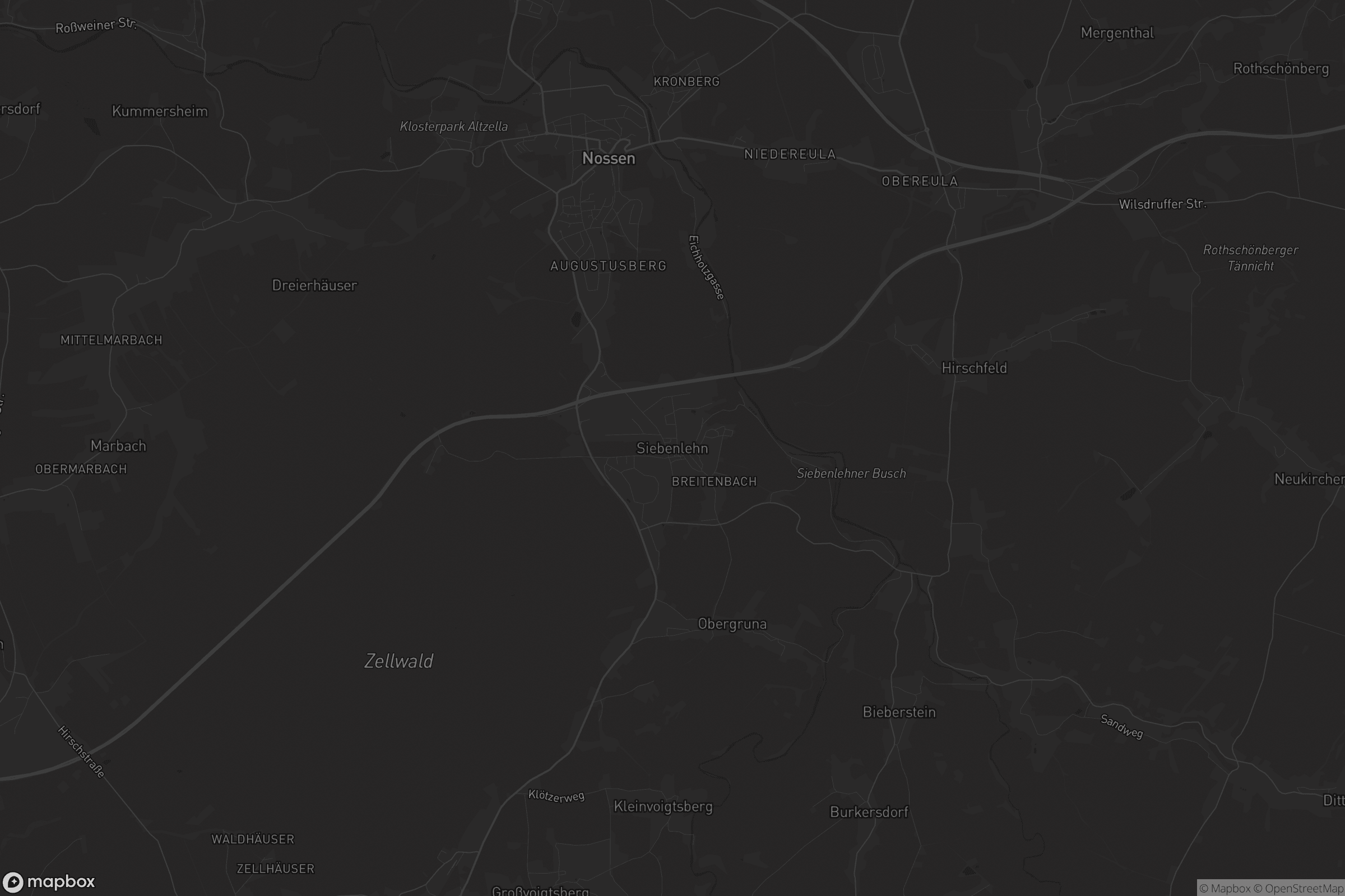 Karte von Siebenlehn