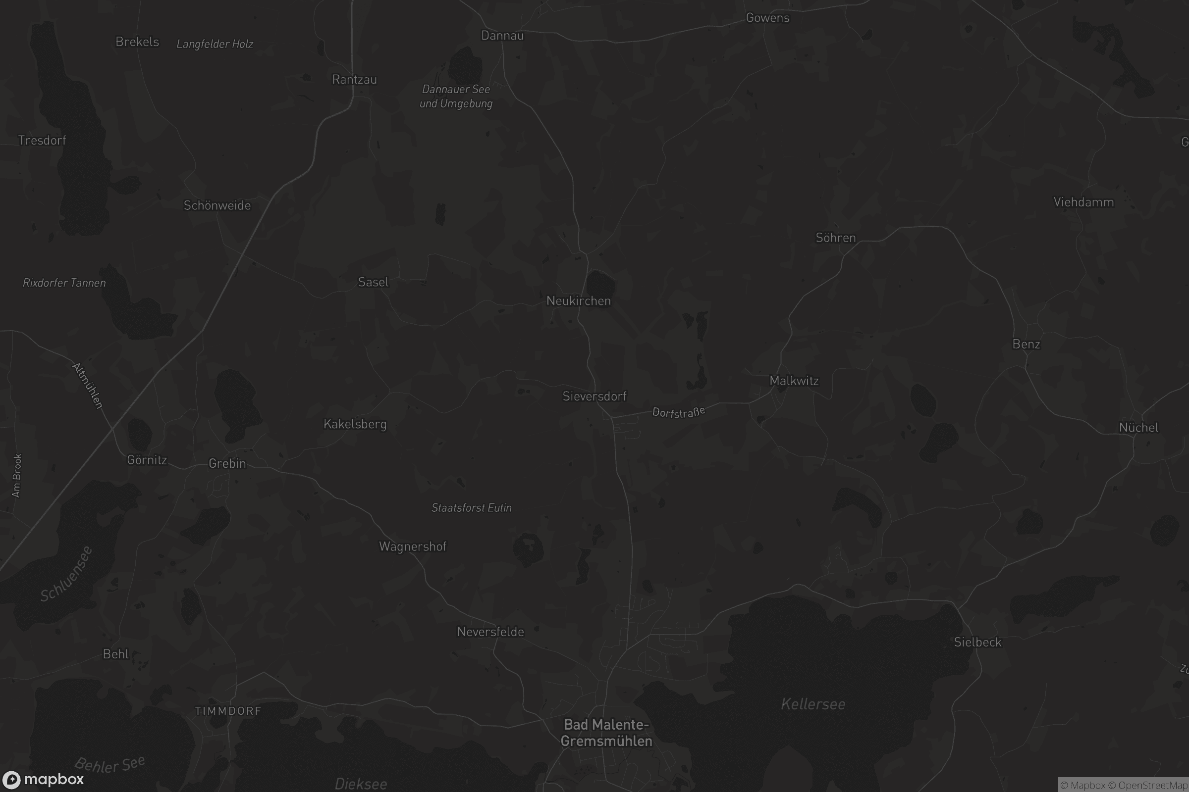 Karte von Sieversdorf