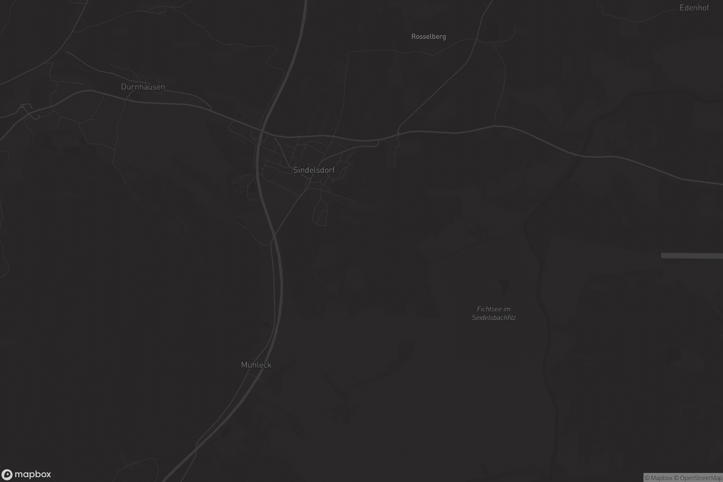 Karte von Sindelsdorf