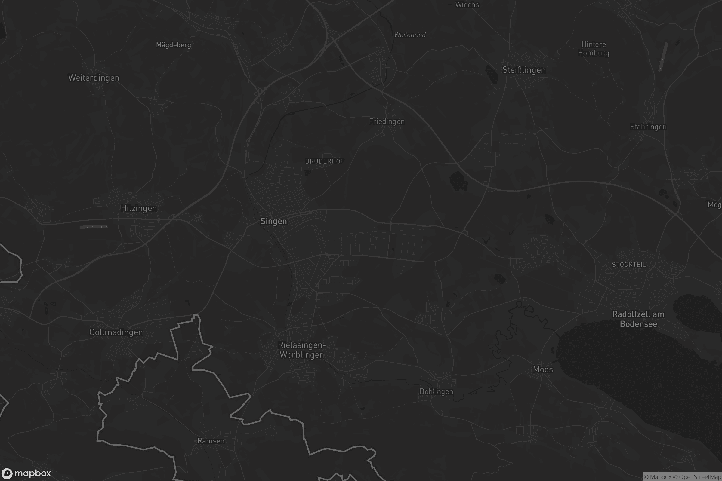 Karte von Singen (Hohentwiel)