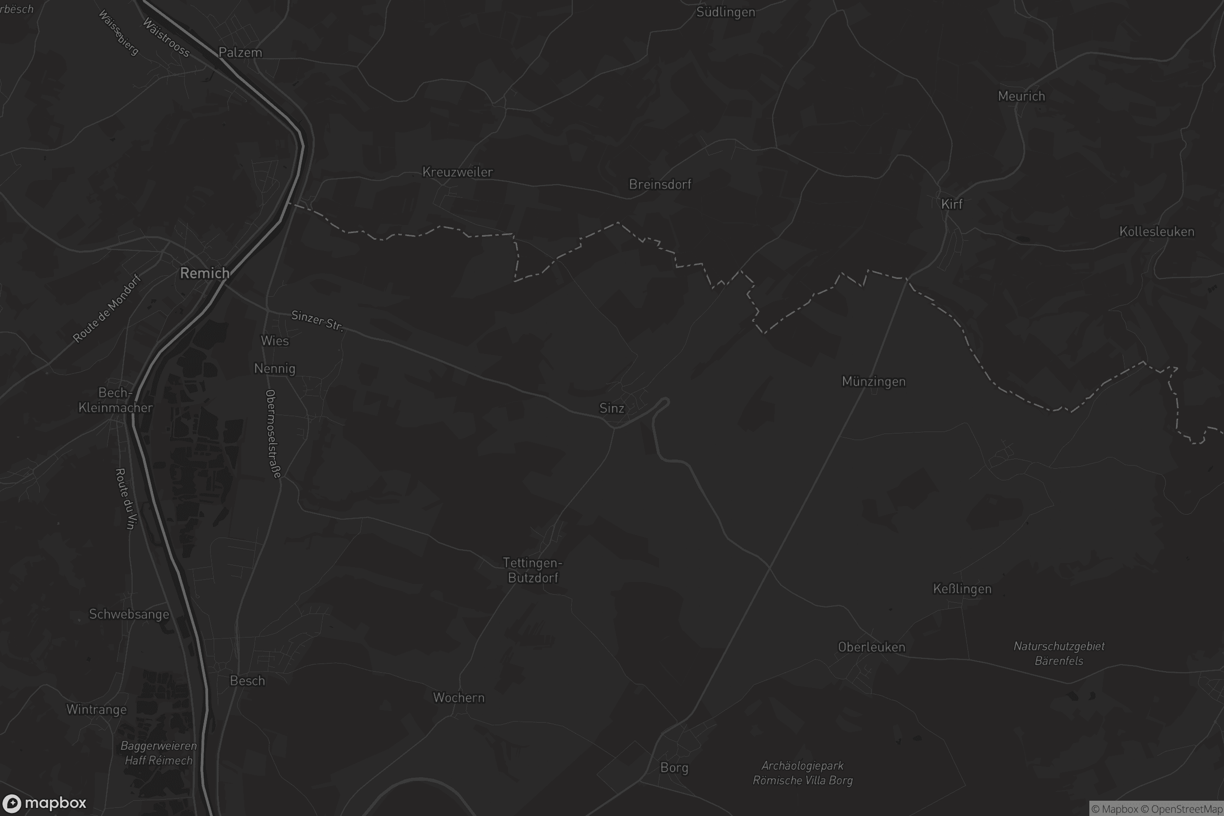 Karte von Sinz