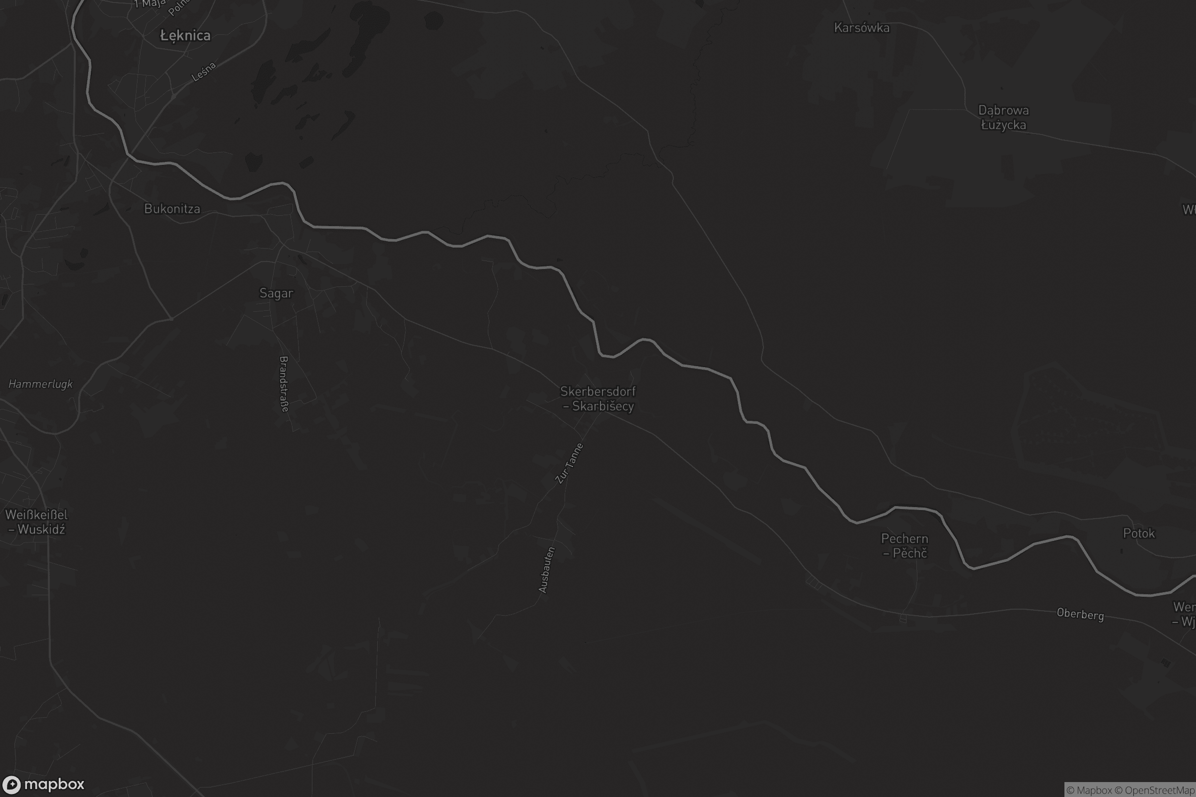 Karte von Skerbersdorf - Skarbišecy