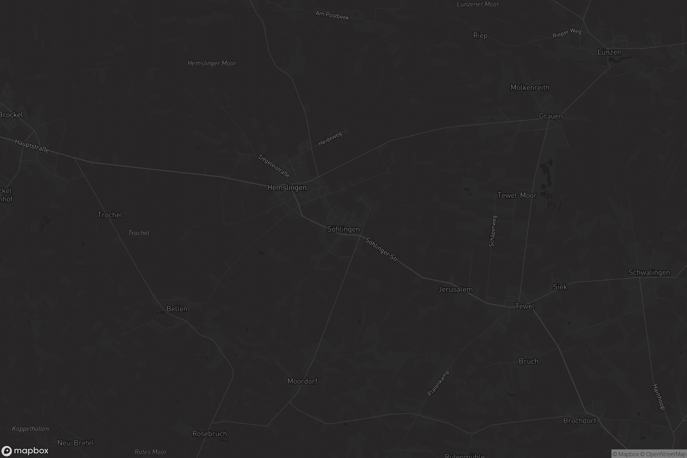 Karte von Söhlingen