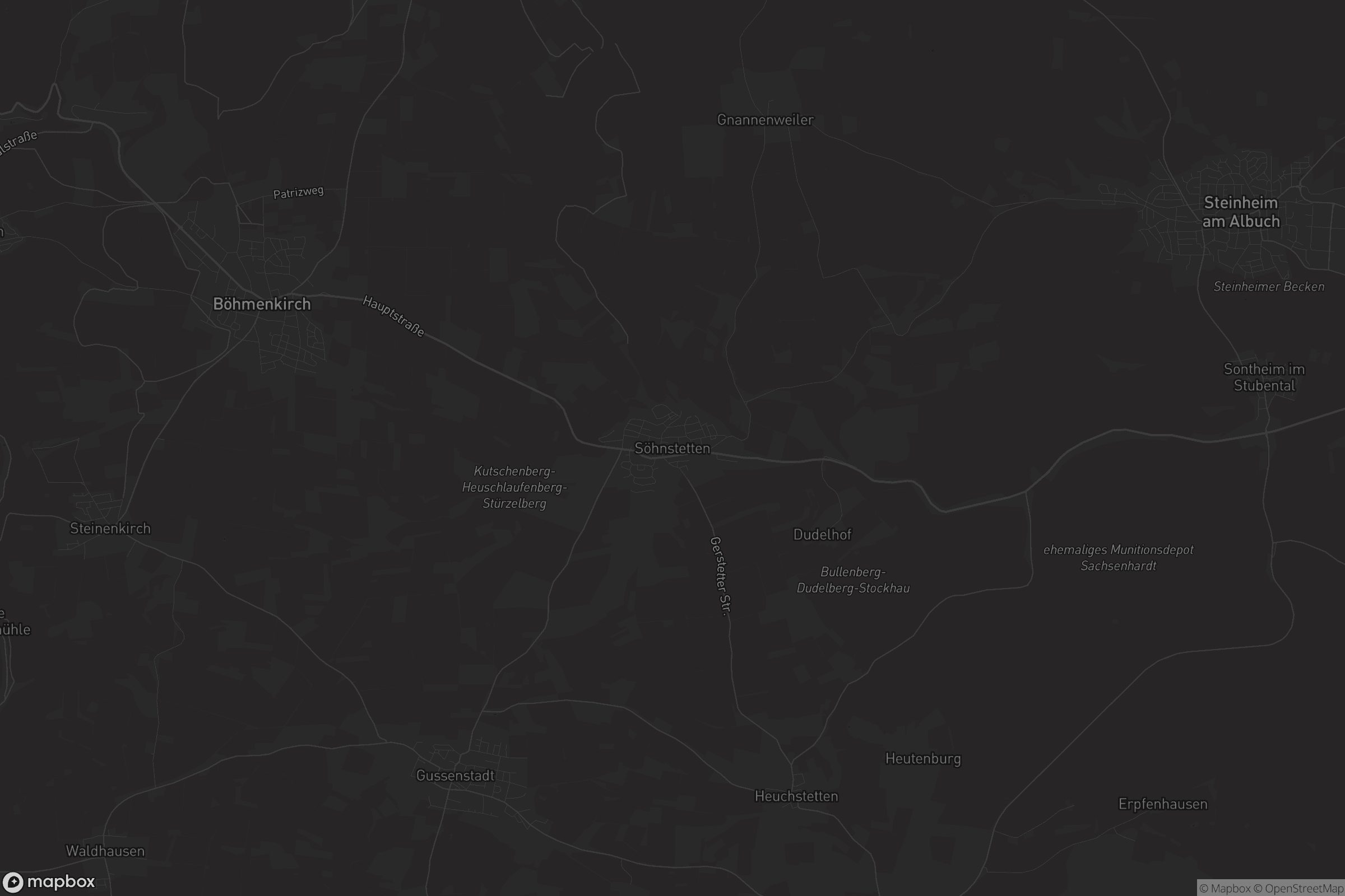 Karte von Söhnstetten