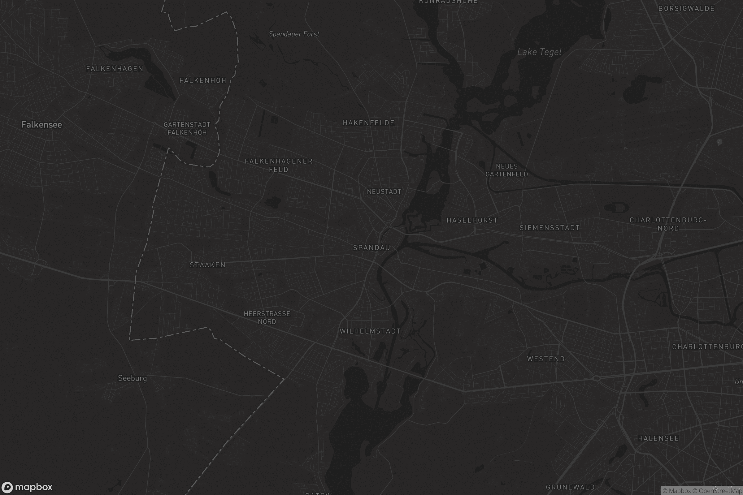 Karte von Spandau