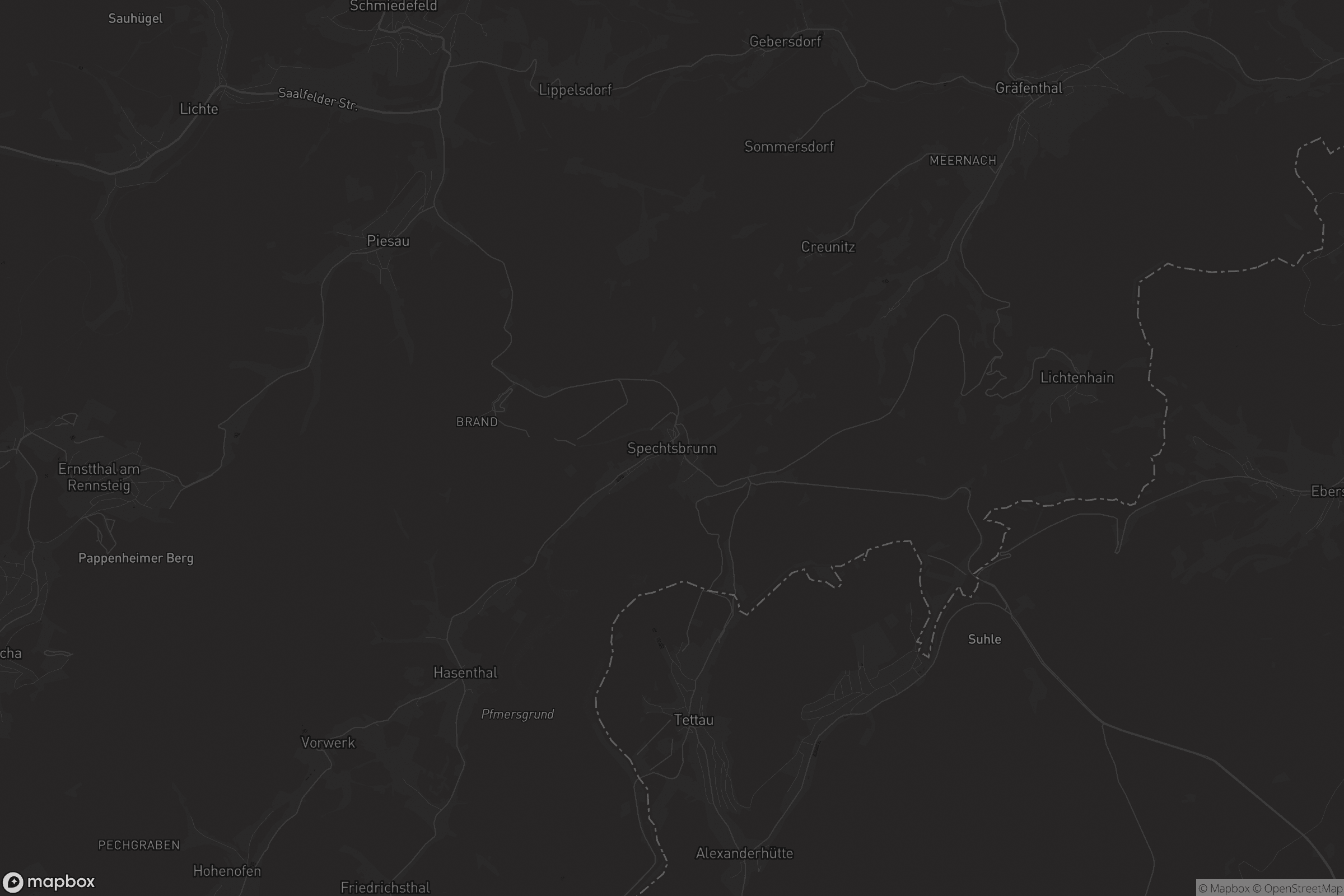 Karte von Spechtsbrunn