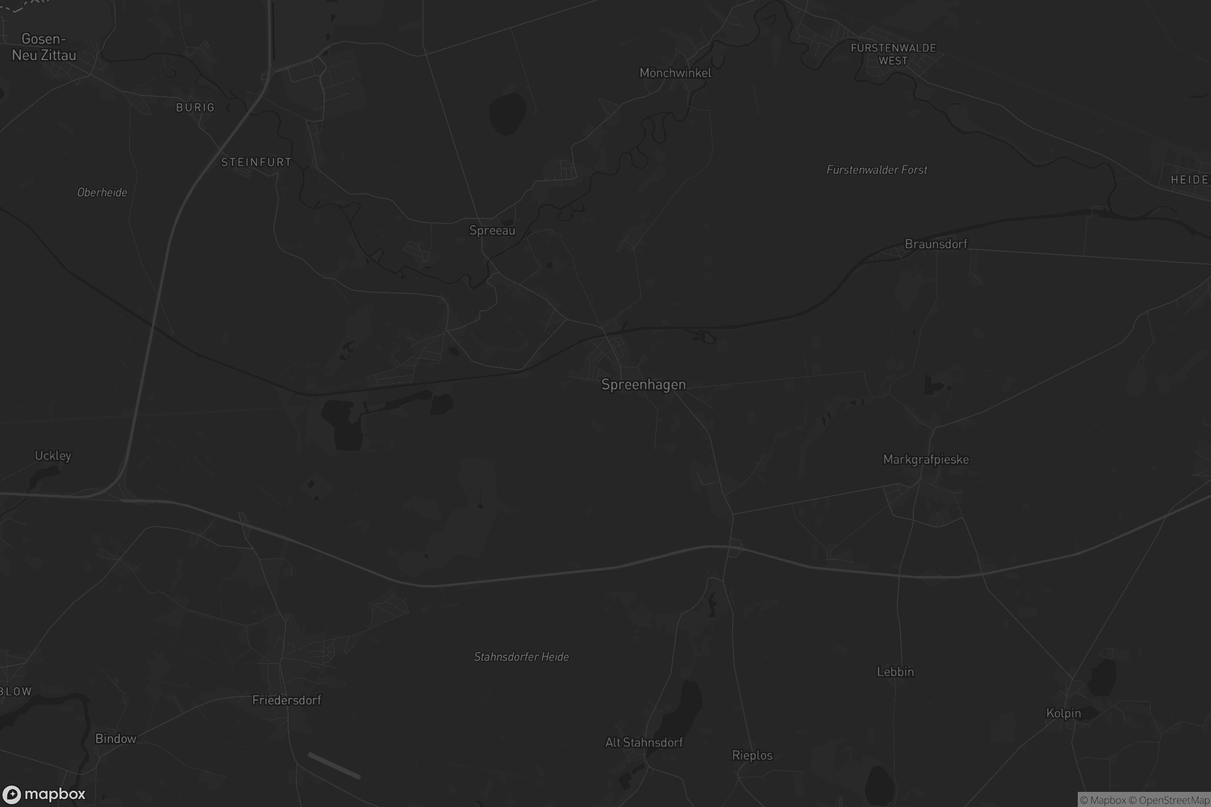 Karte von Spreenhagen