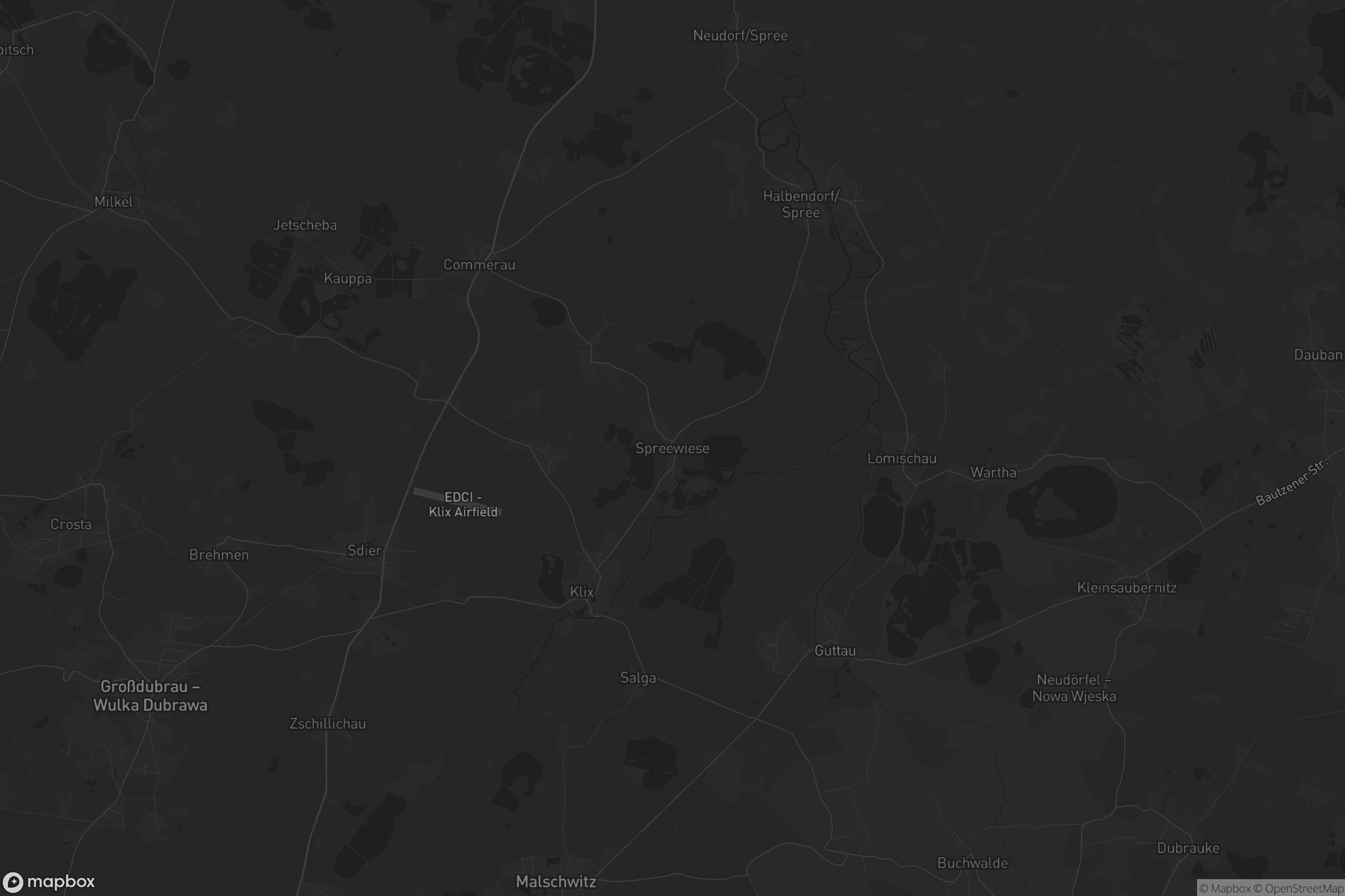 Karte von Spreewiese - Lichań