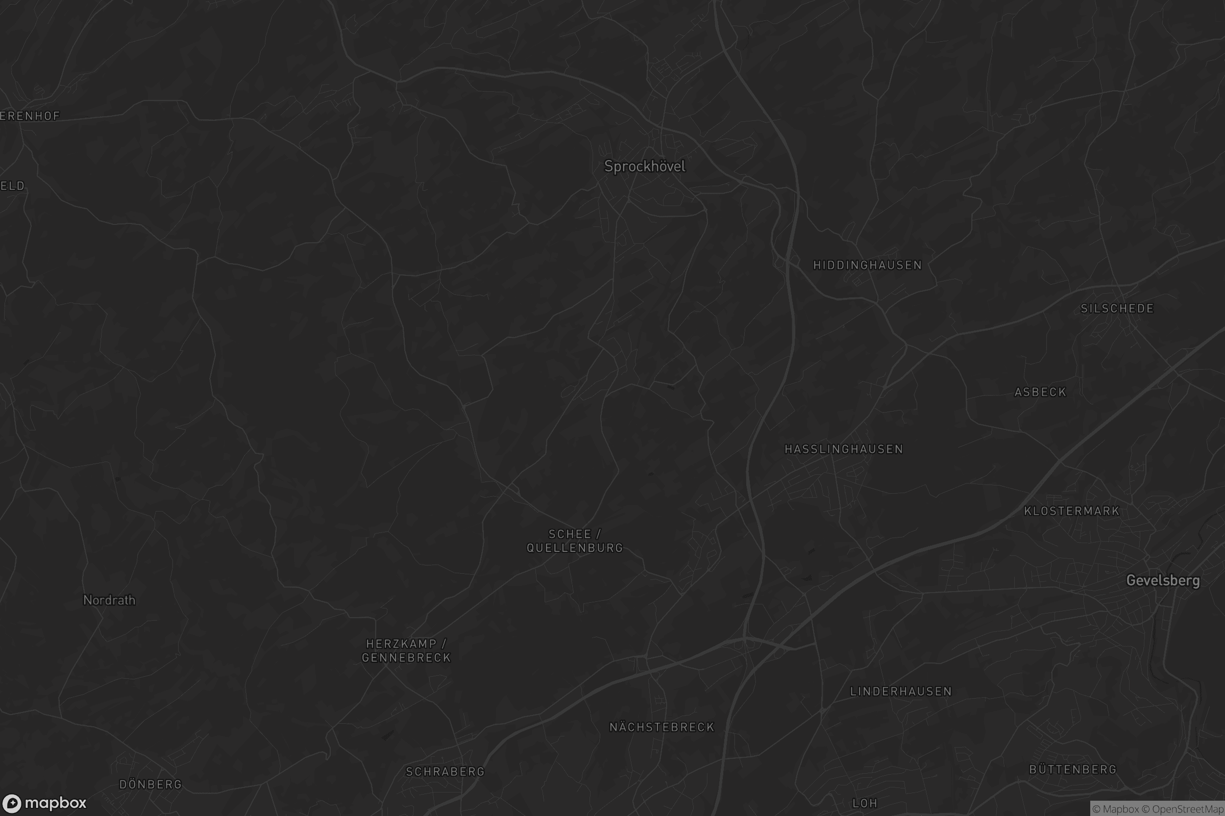Karte von Sprockhövel