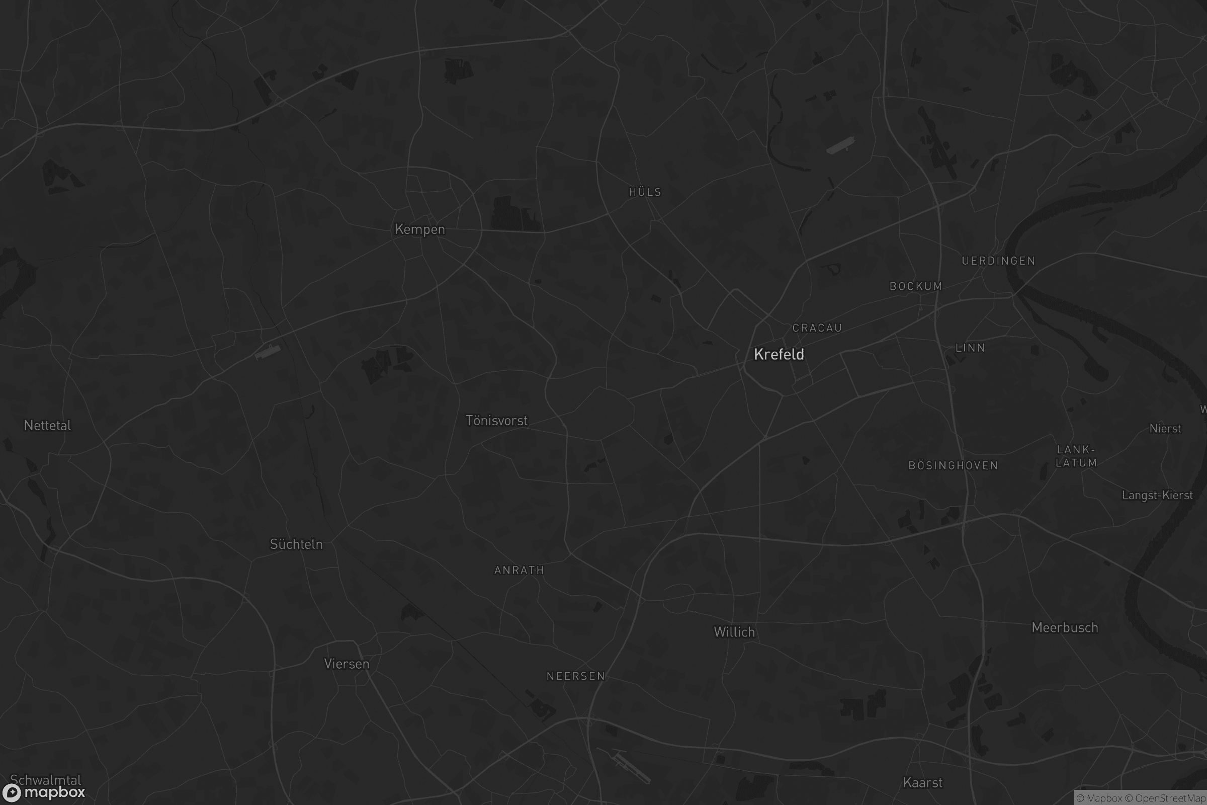 Karte von St. Tönis