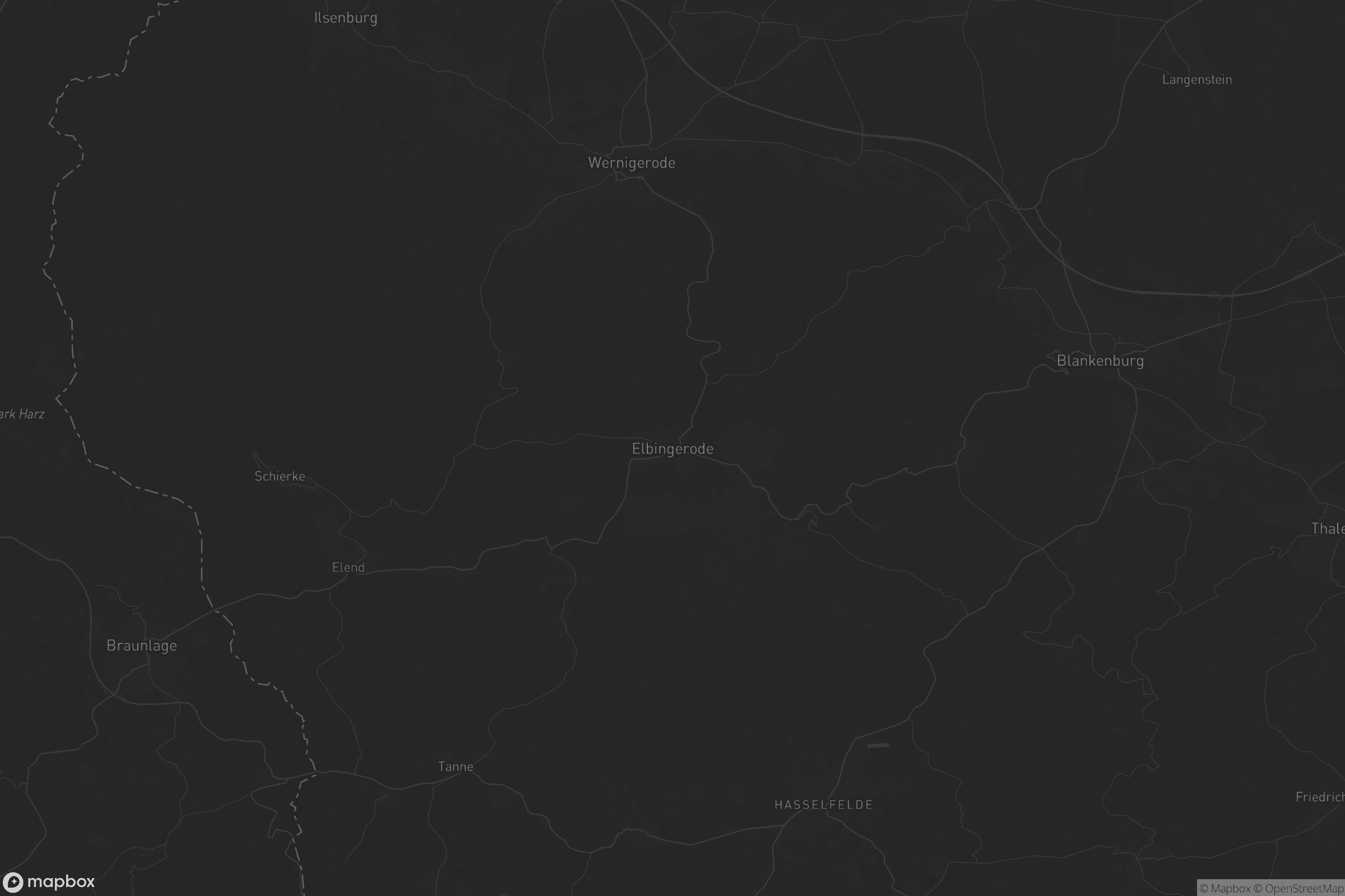 Karte von Stadt Elbingerode (Harz)