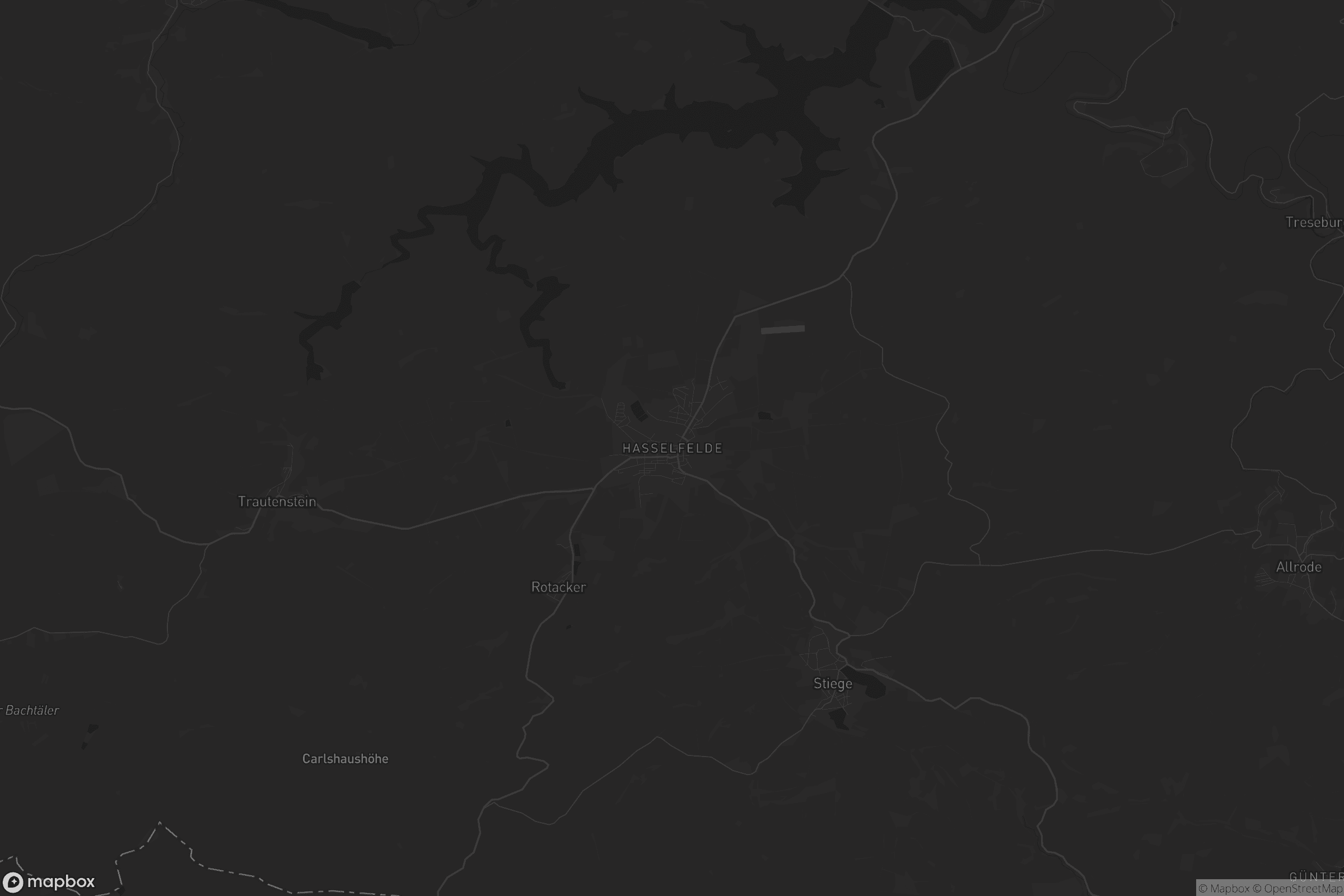 Karte von Stadt Hasselfelde