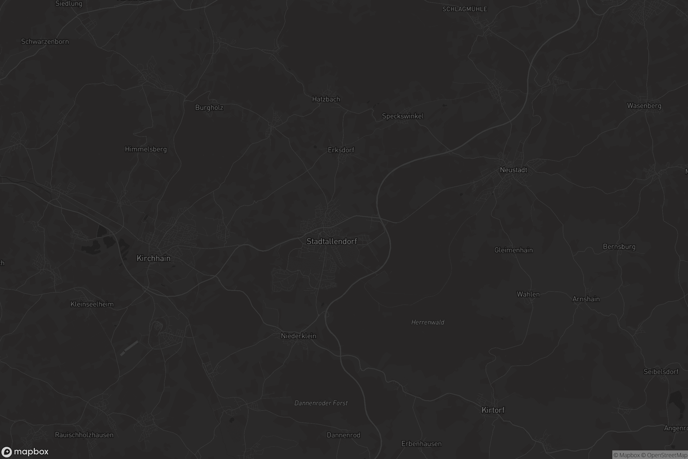 Karte von Stadtallendorf