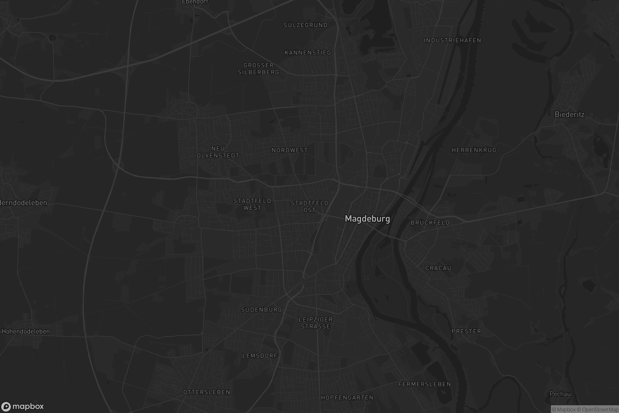 Karte von Stadtfeld Ost