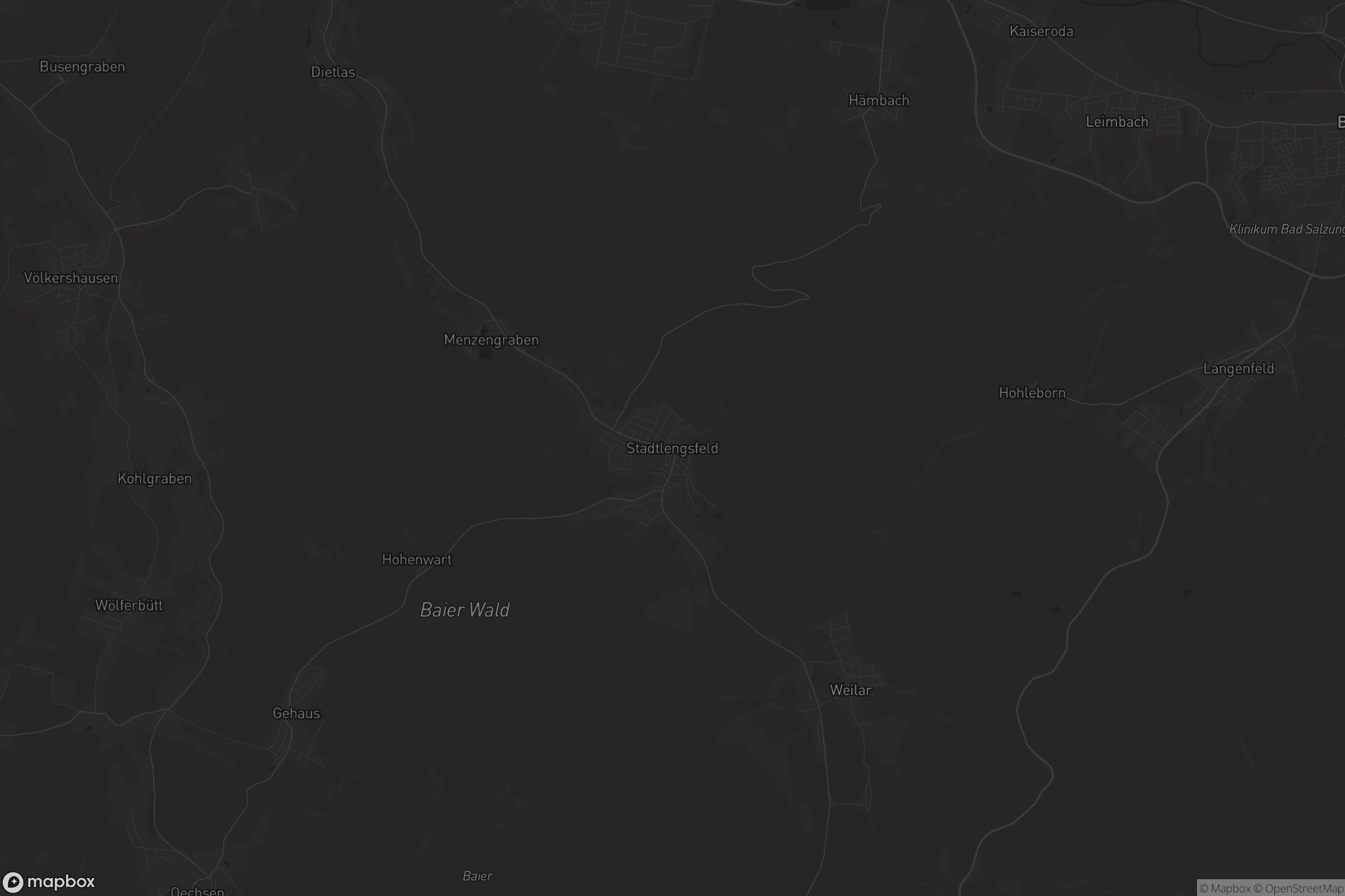 Karte von Stadtlengsfeld