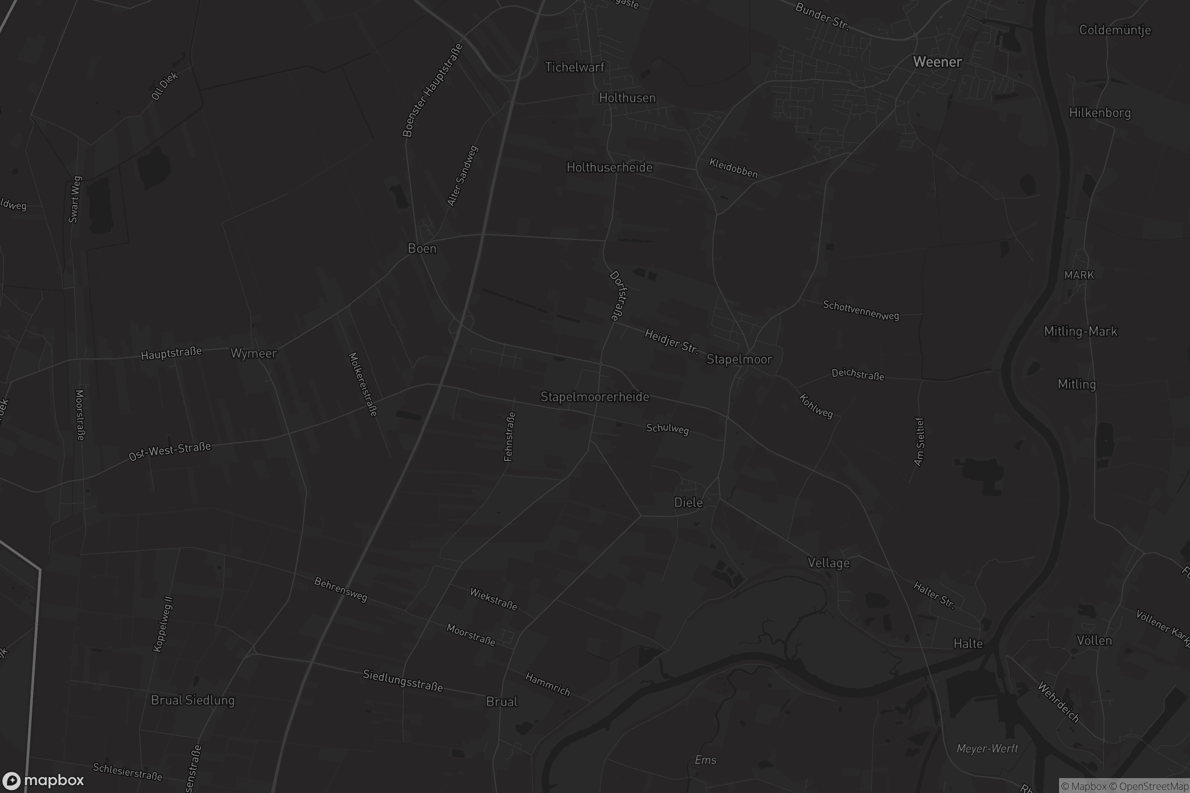 Karte von Stapelmoorerheide