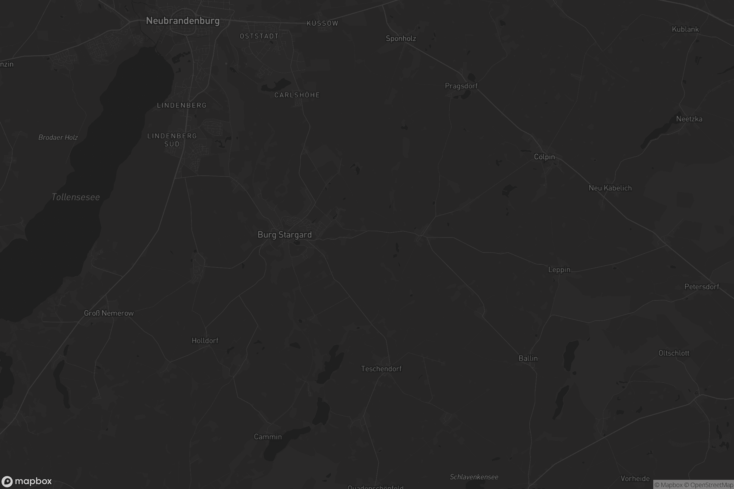 Karte von Stargarder Land