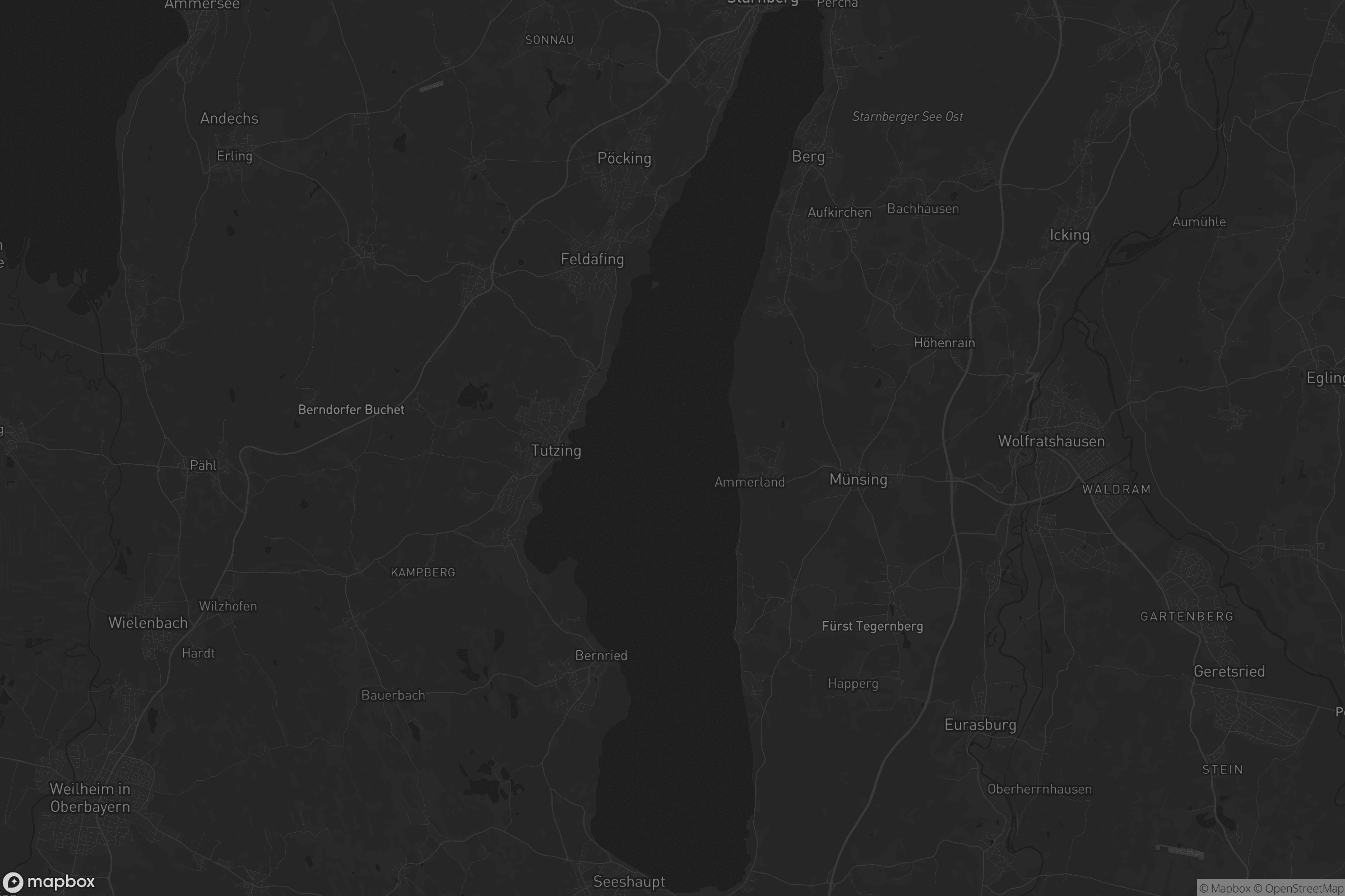 Karte von Starnberger See