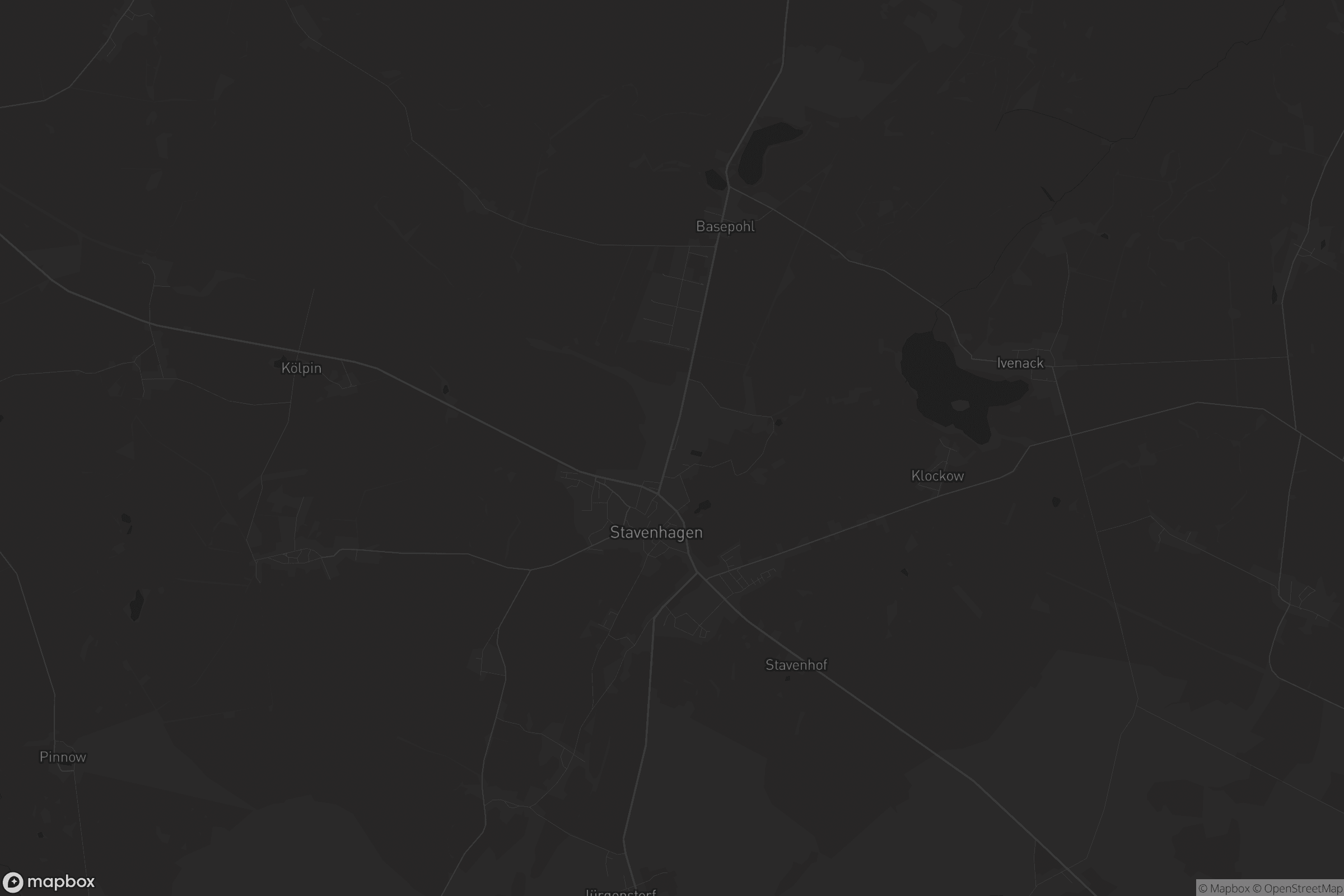 Karte von Stavenhagen
