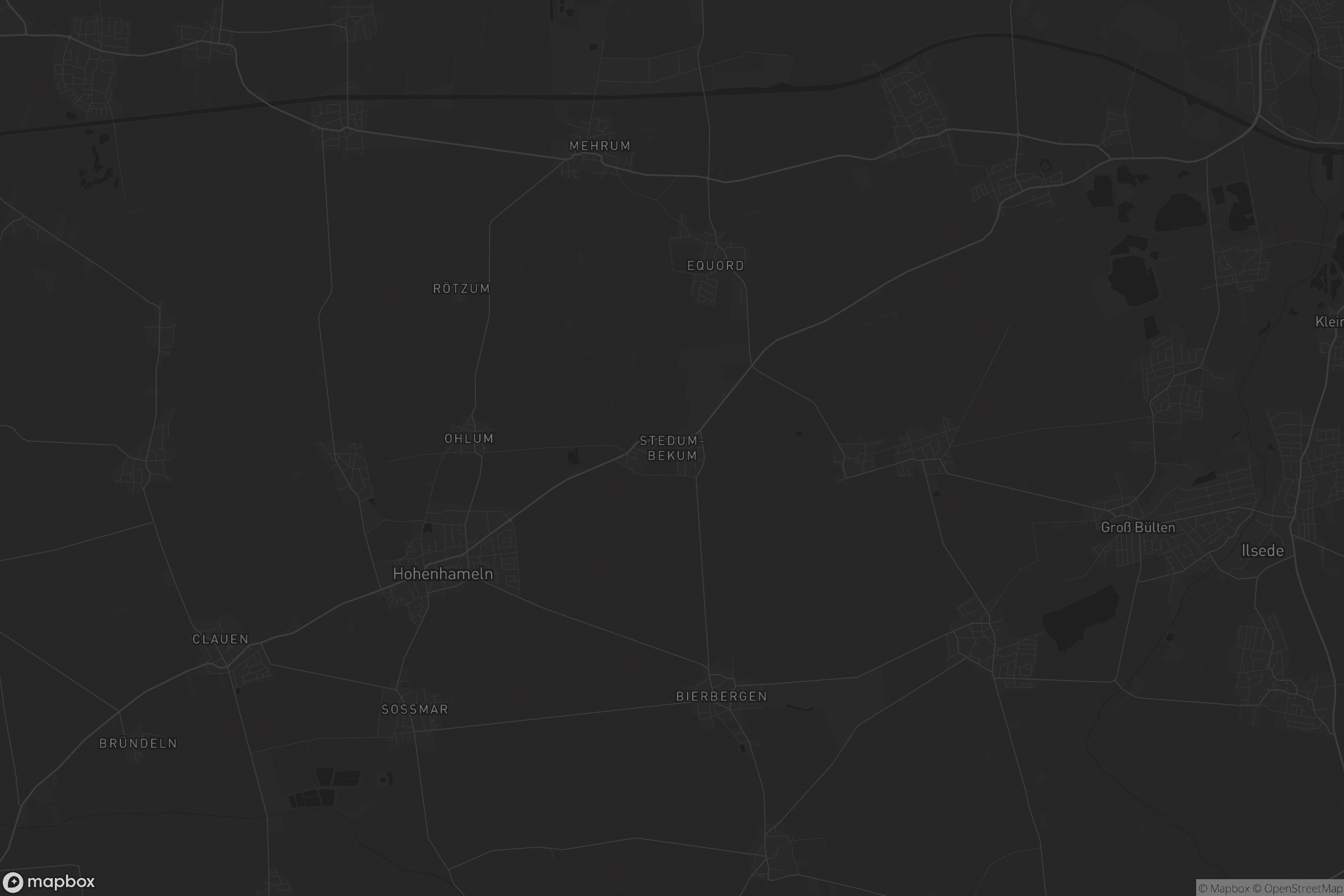 Karte von Stedum-Bekum