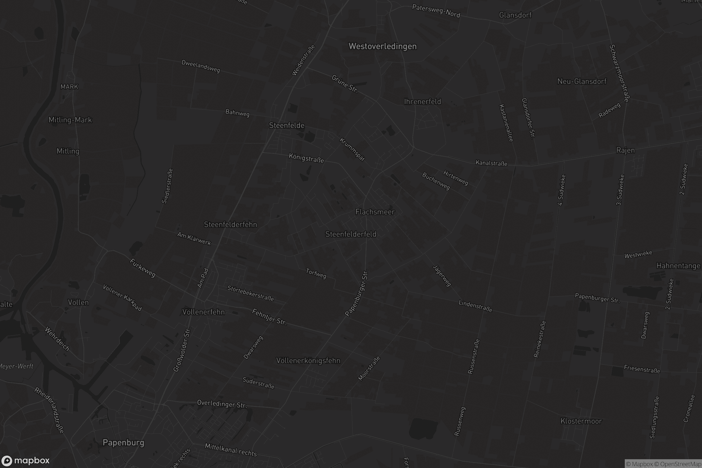 Karte von Steenfelderfeld