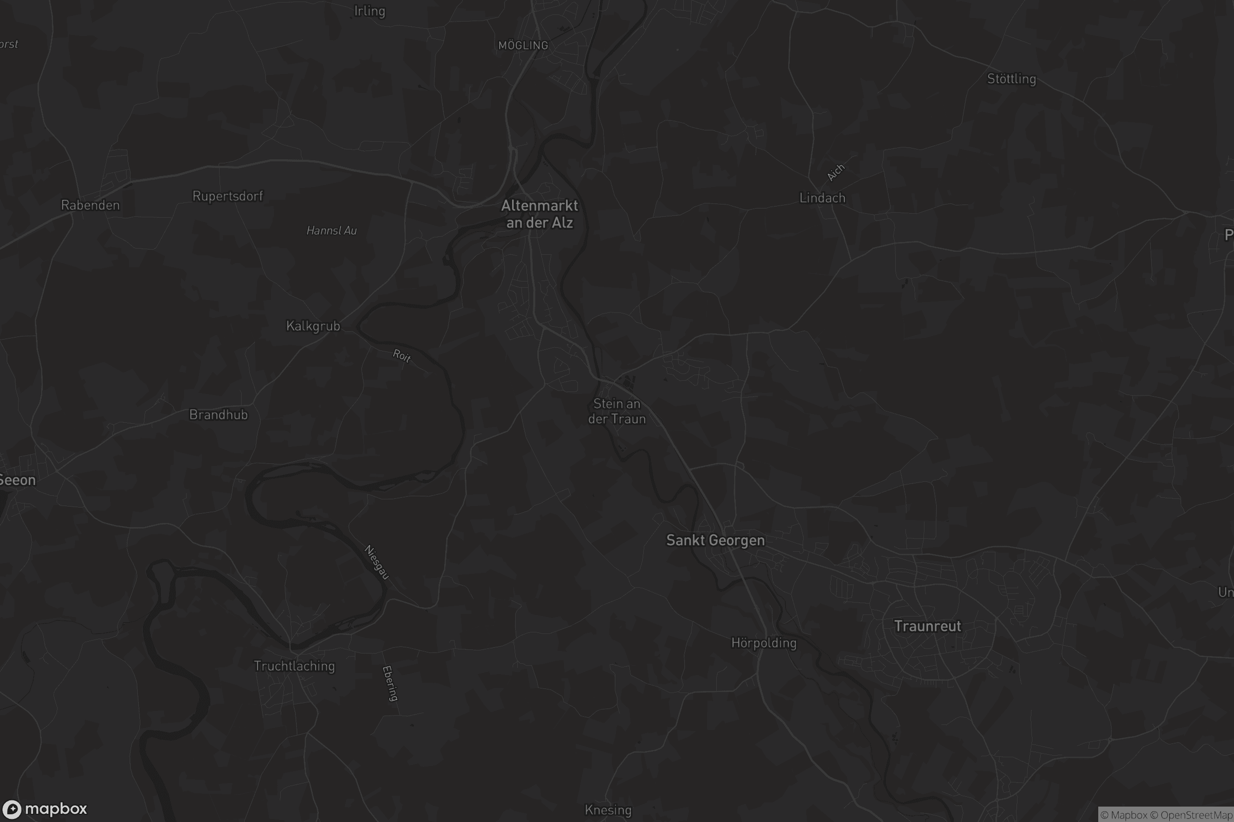 Karte von Stein an der Traun