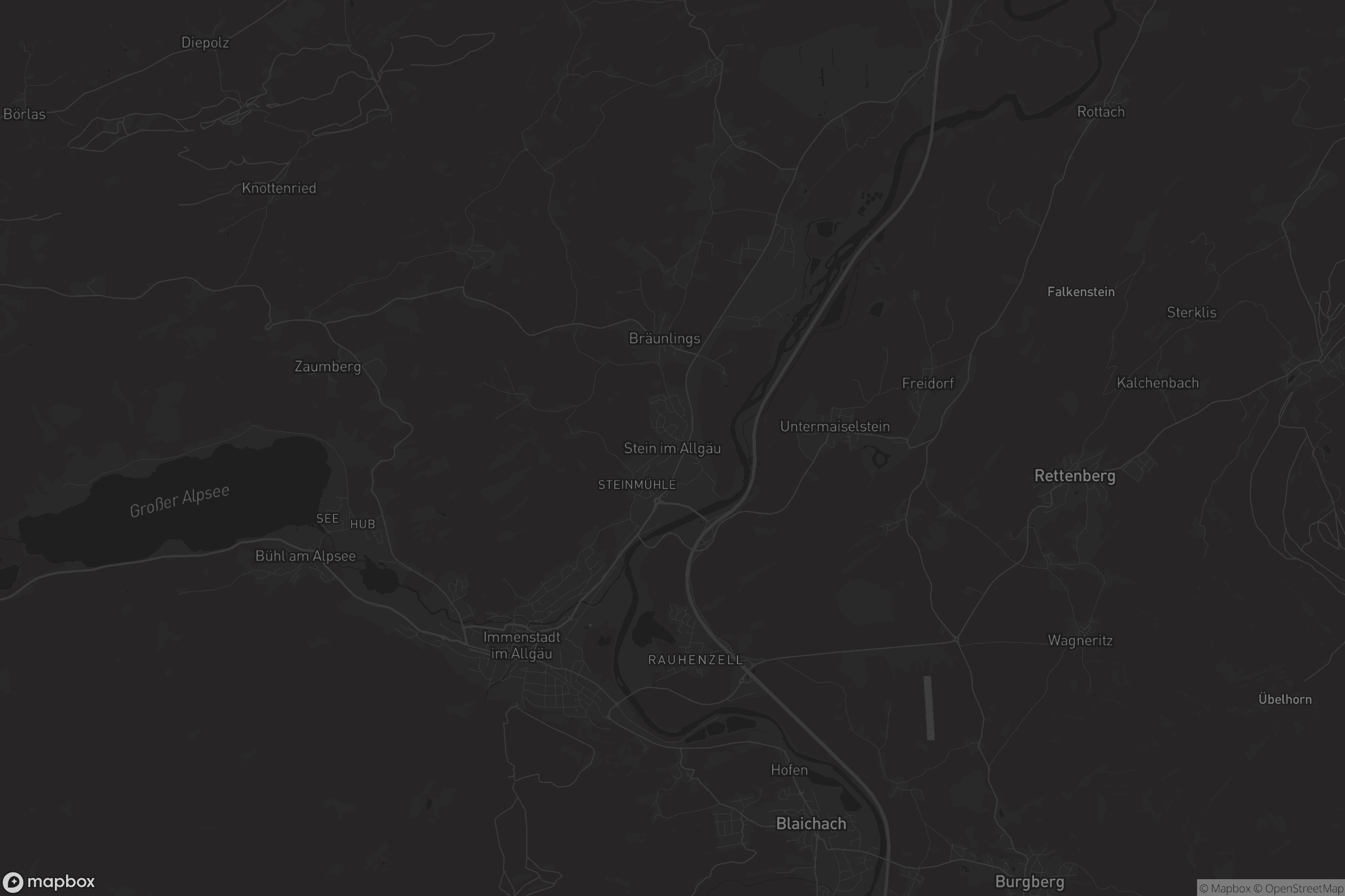 Karte von Stein im Allgäu