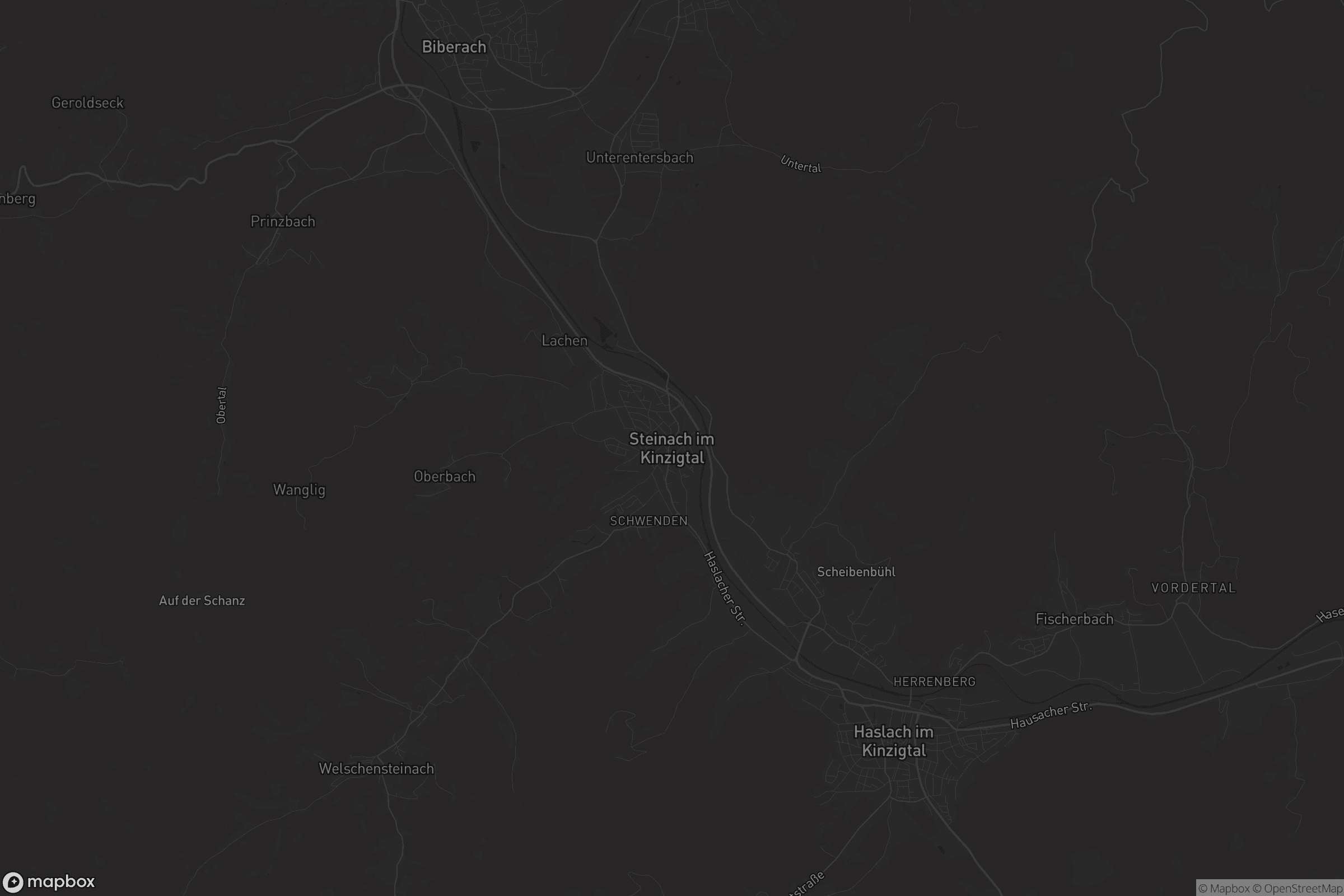 Karte von Steinach im Kinzigtal