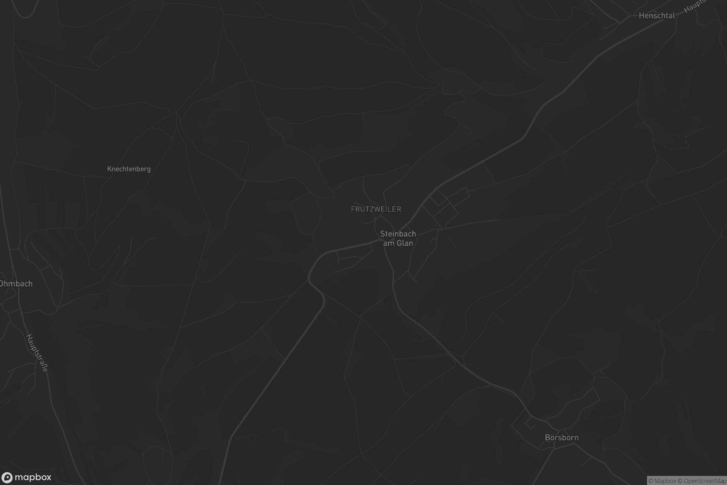 Karte von Steinbach am Glan