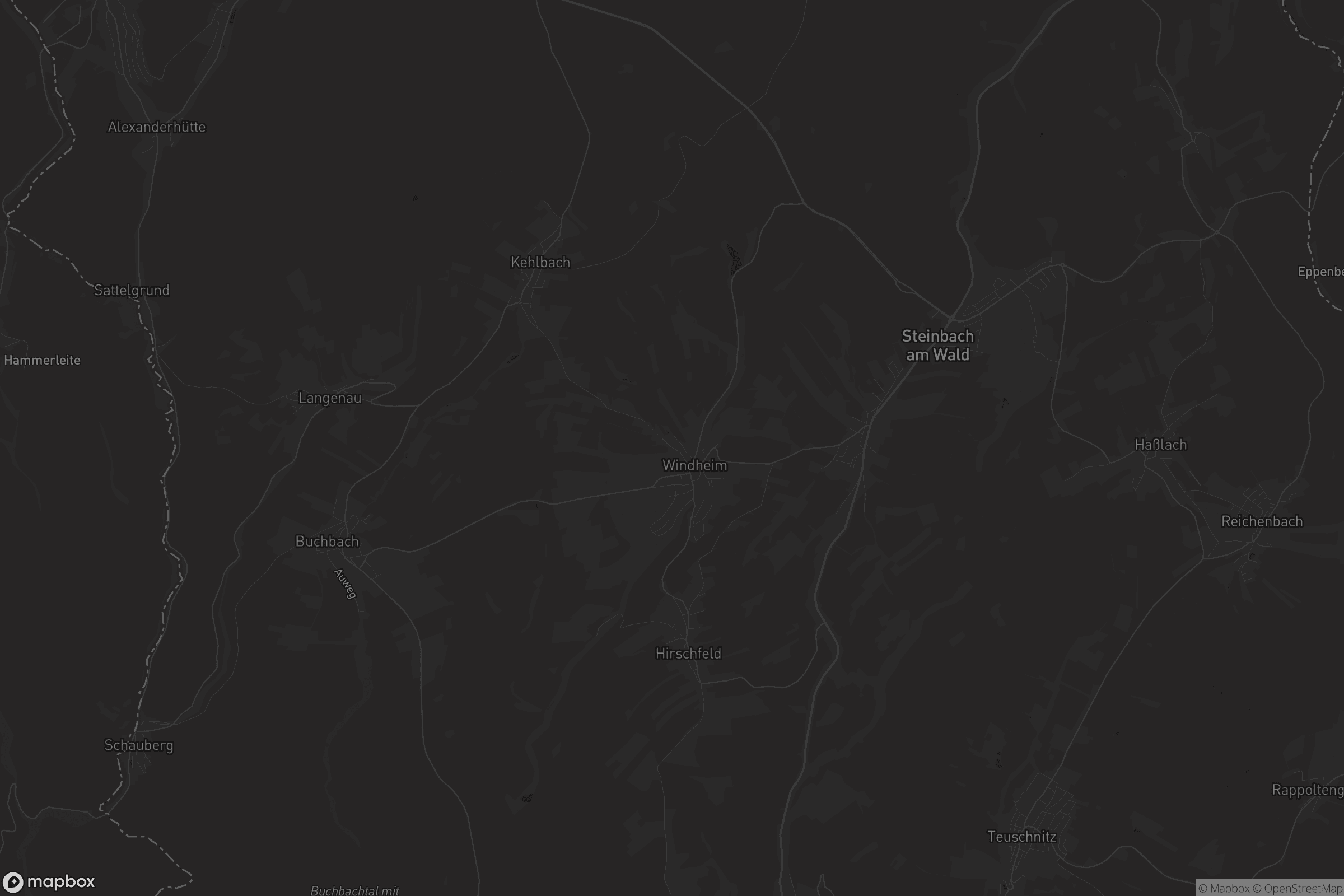 Karte von Steinbach am Wald