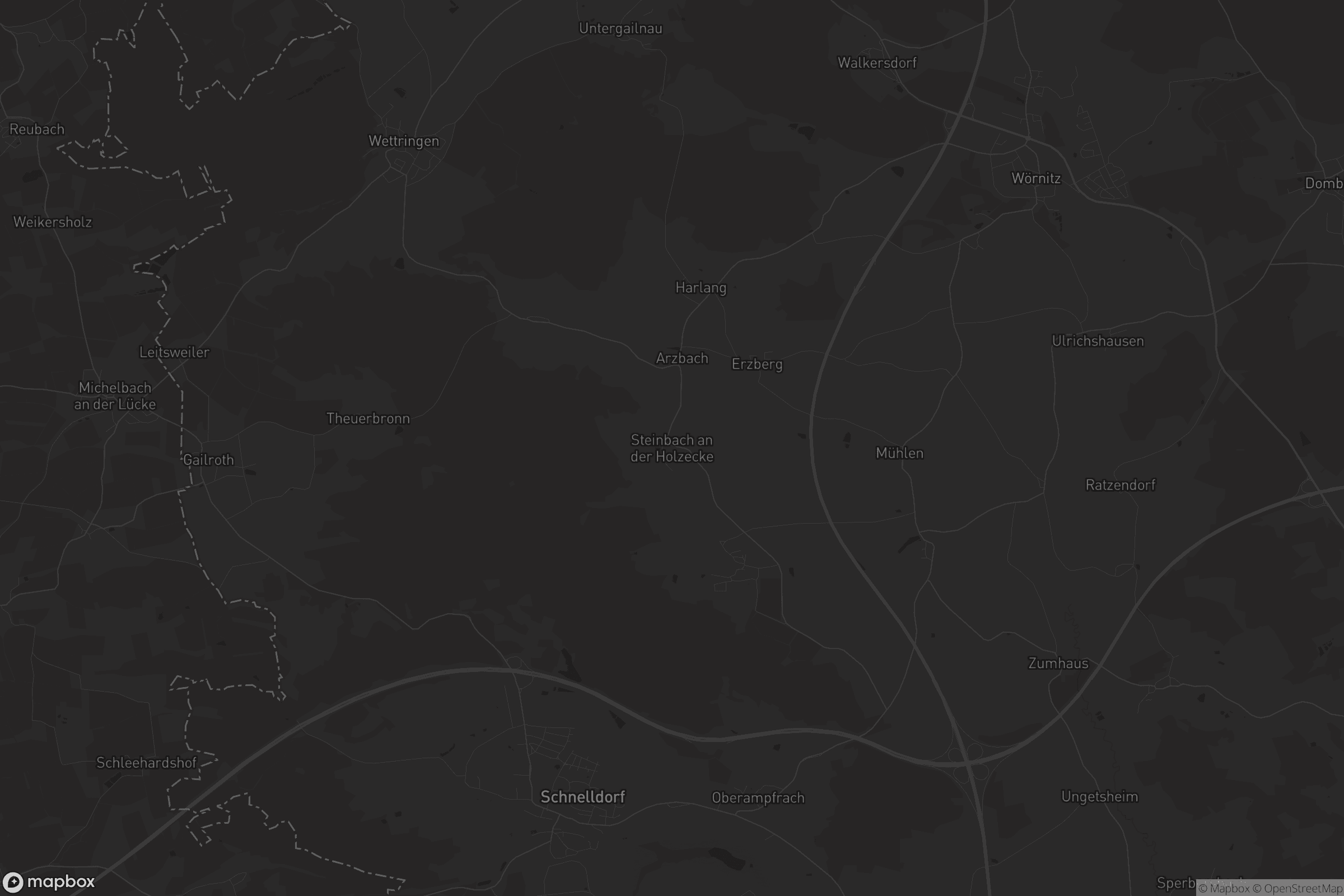 Karte von Steinbach an der Holzecke