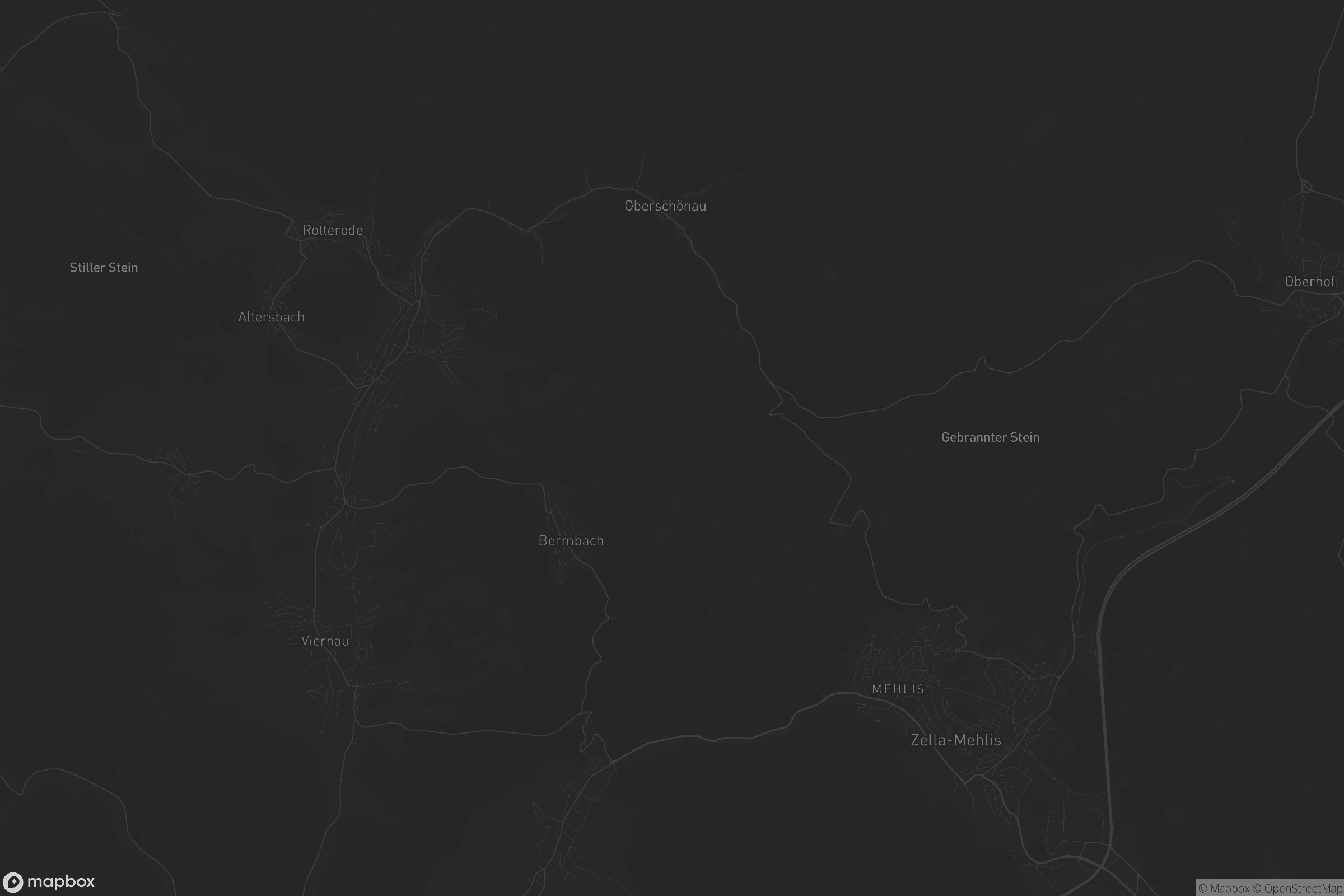 Karte von Steinbach-Hallenberg