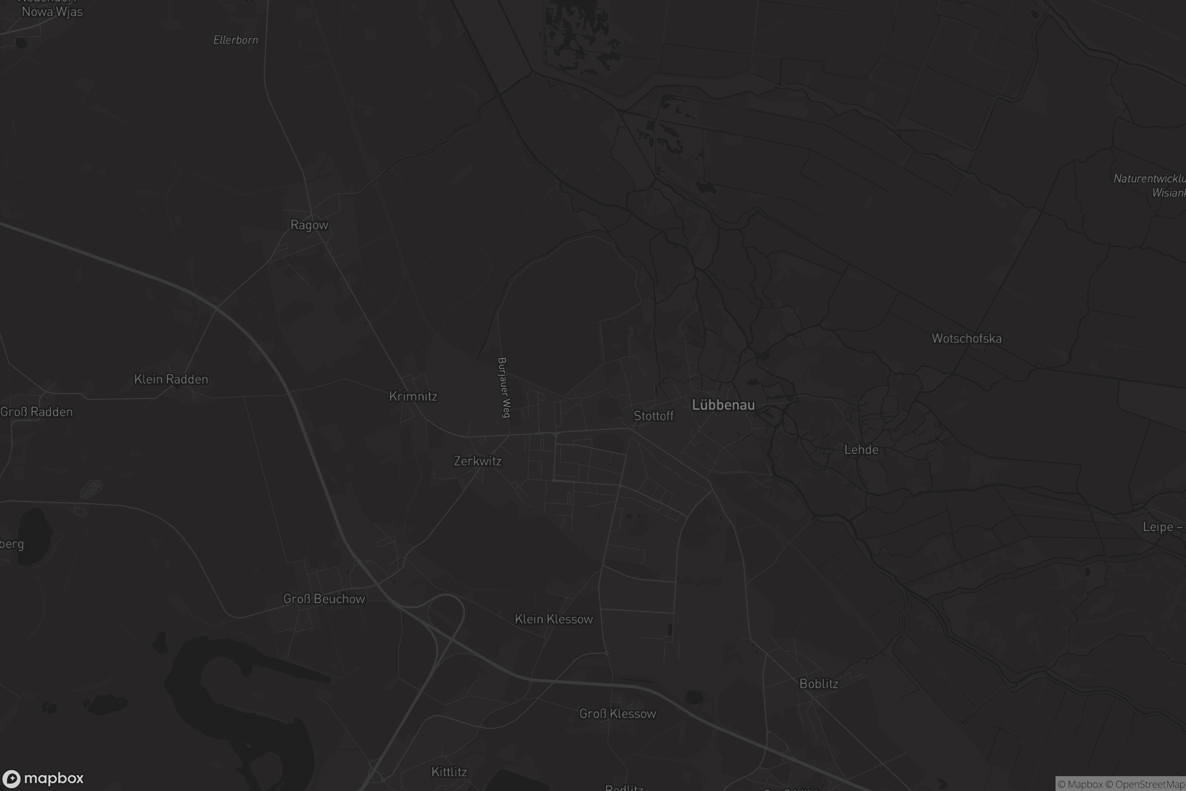 Karte von Stennewitz - Sćenojce