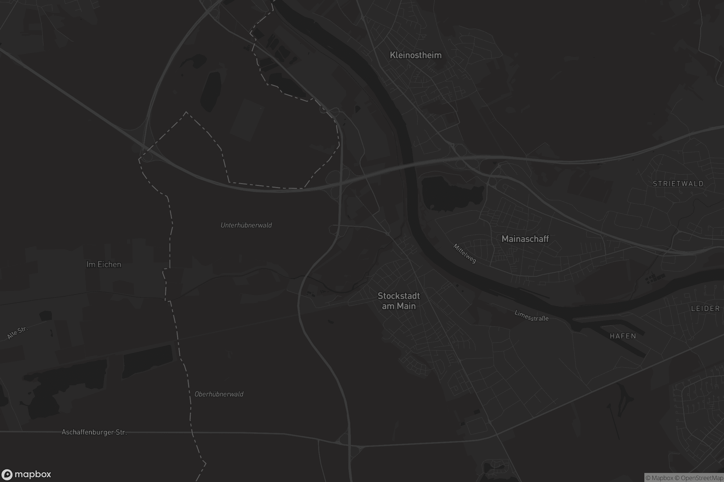 Karte von Stockstadt am Main