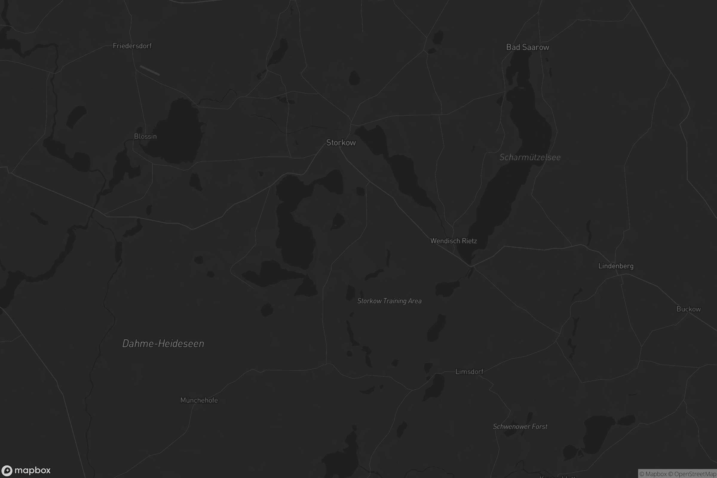 Karte von Storkow (Mark)