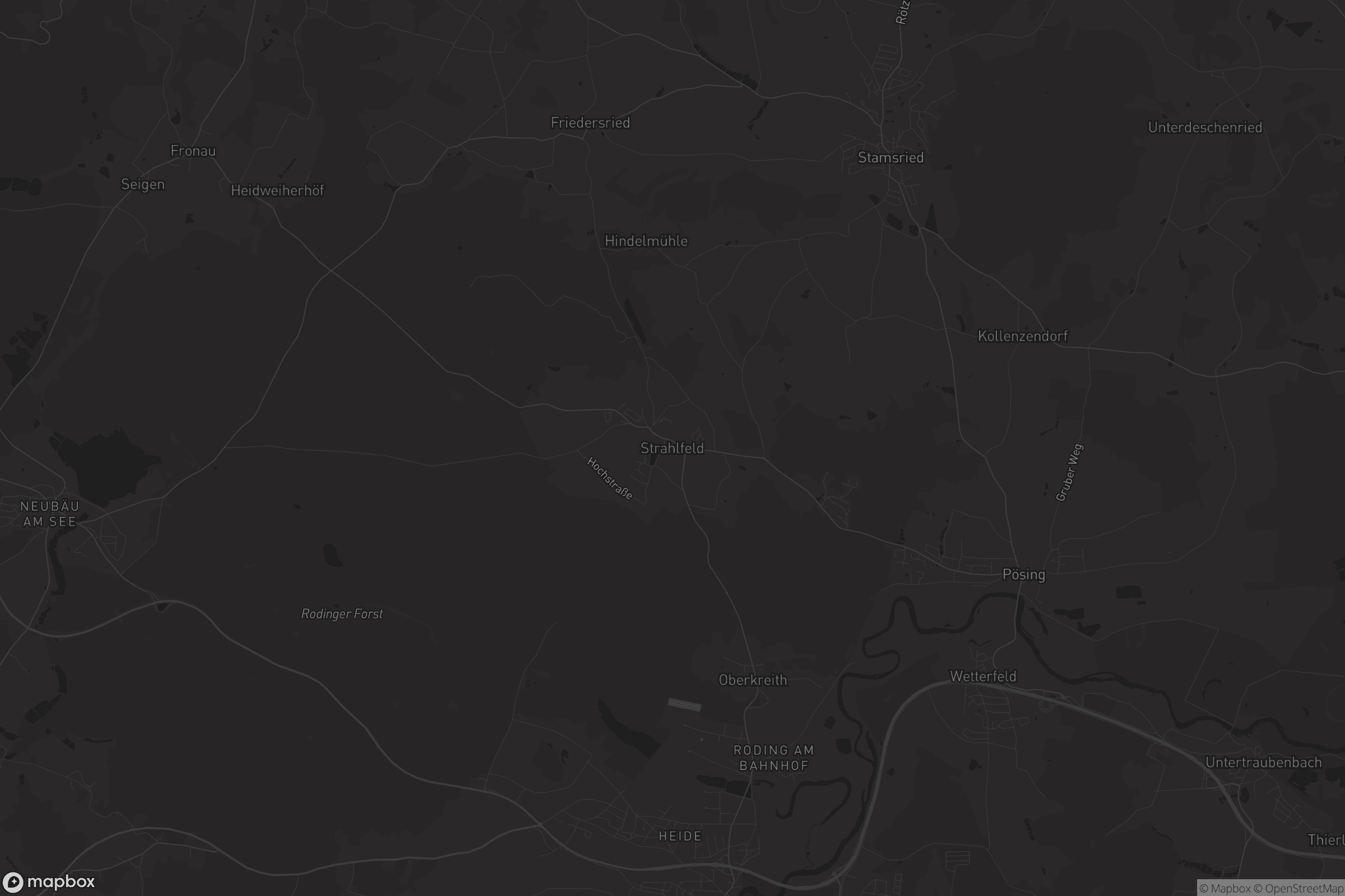 Karte von Strahlfeld