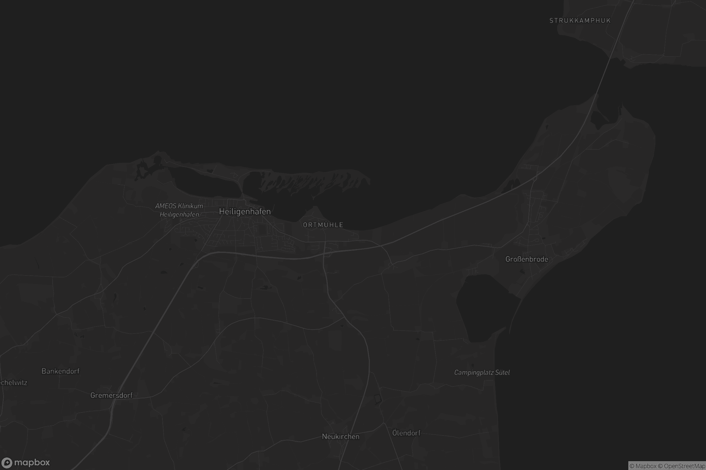 Karte von Strandhusen