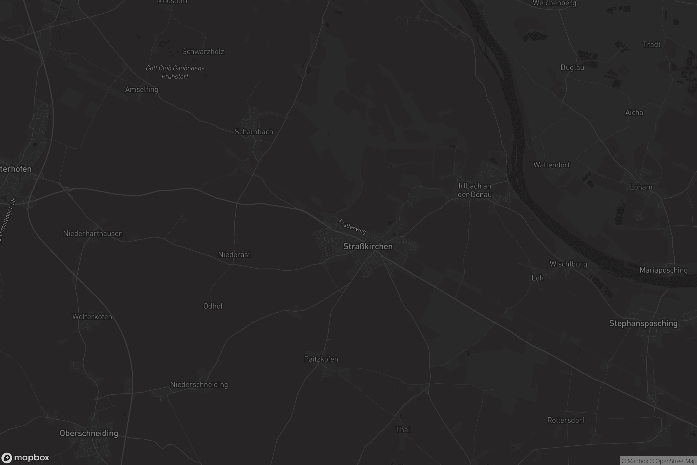 Karte von Straßkirchen