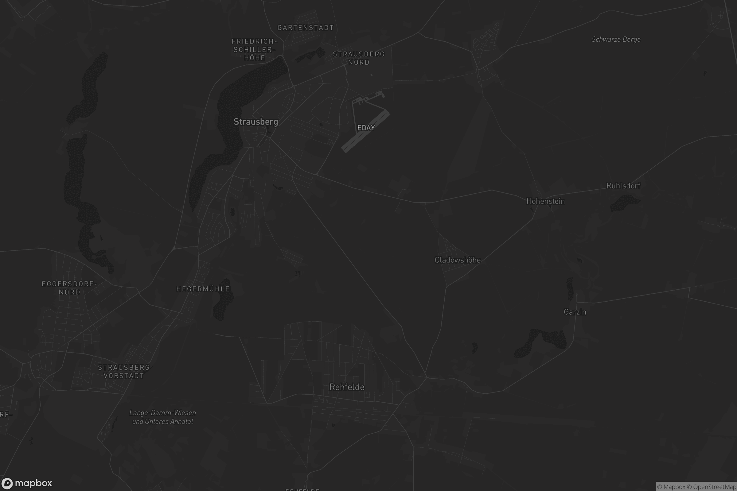 Karte von Strausberg