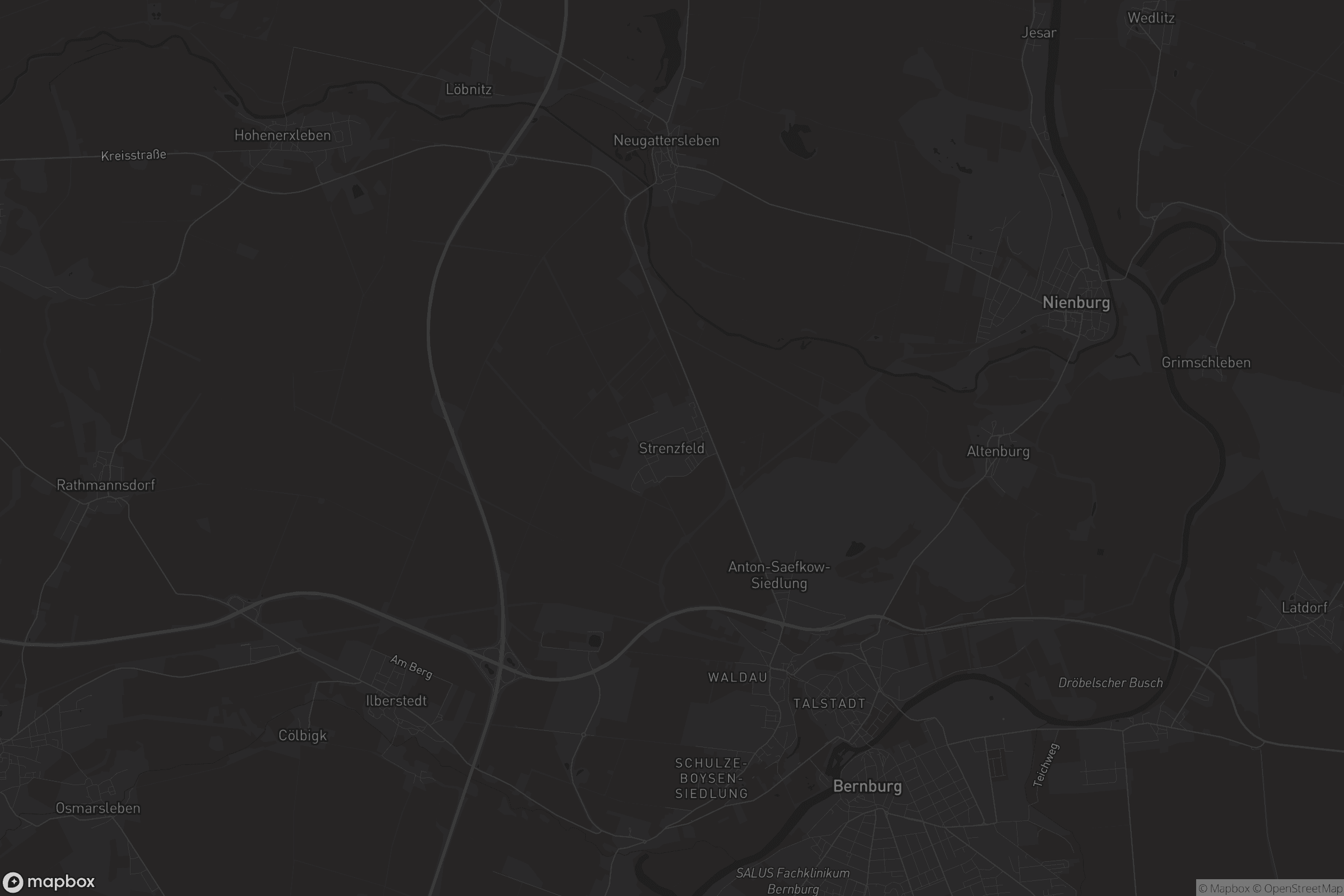 Karte von Strenzfeld