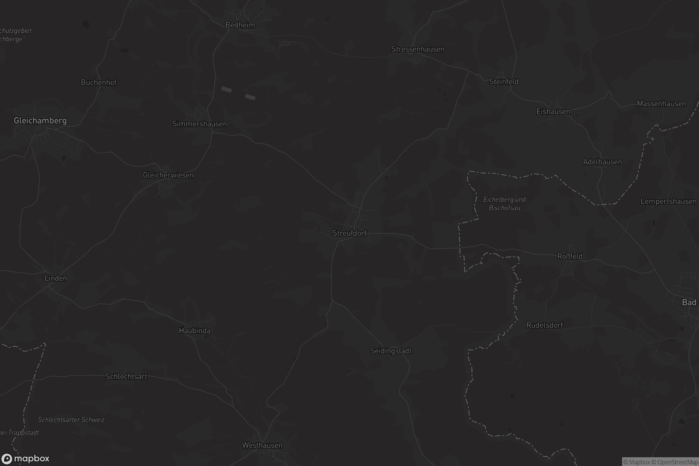 Karte von Streufdorf