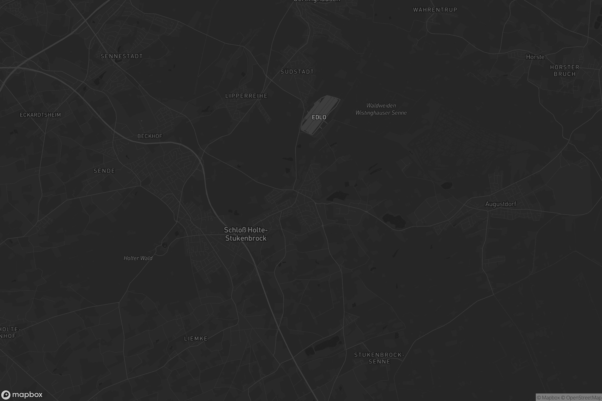 Karte von Stukenbrock