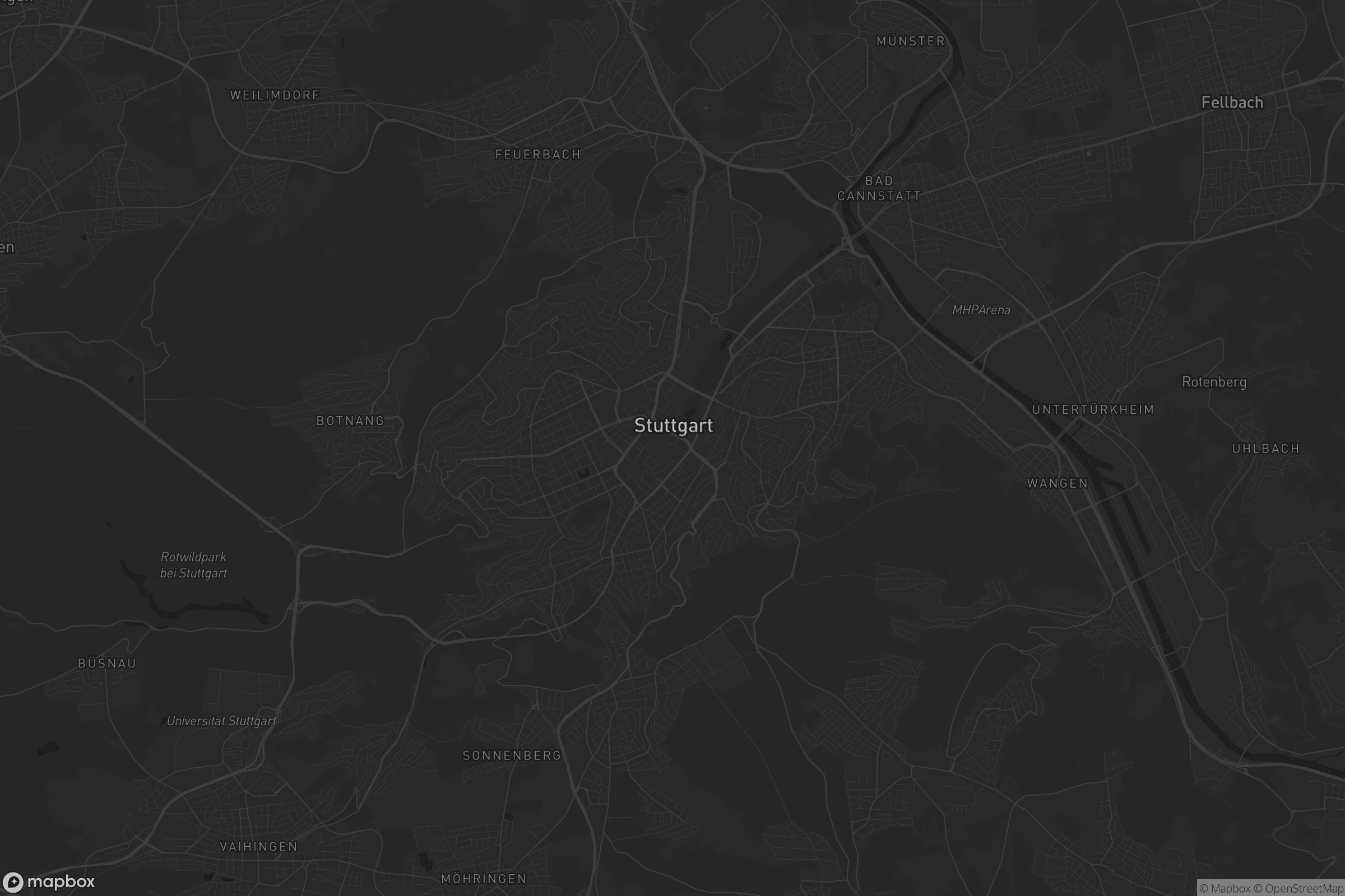 Karte von Stuttgart-Mitte
