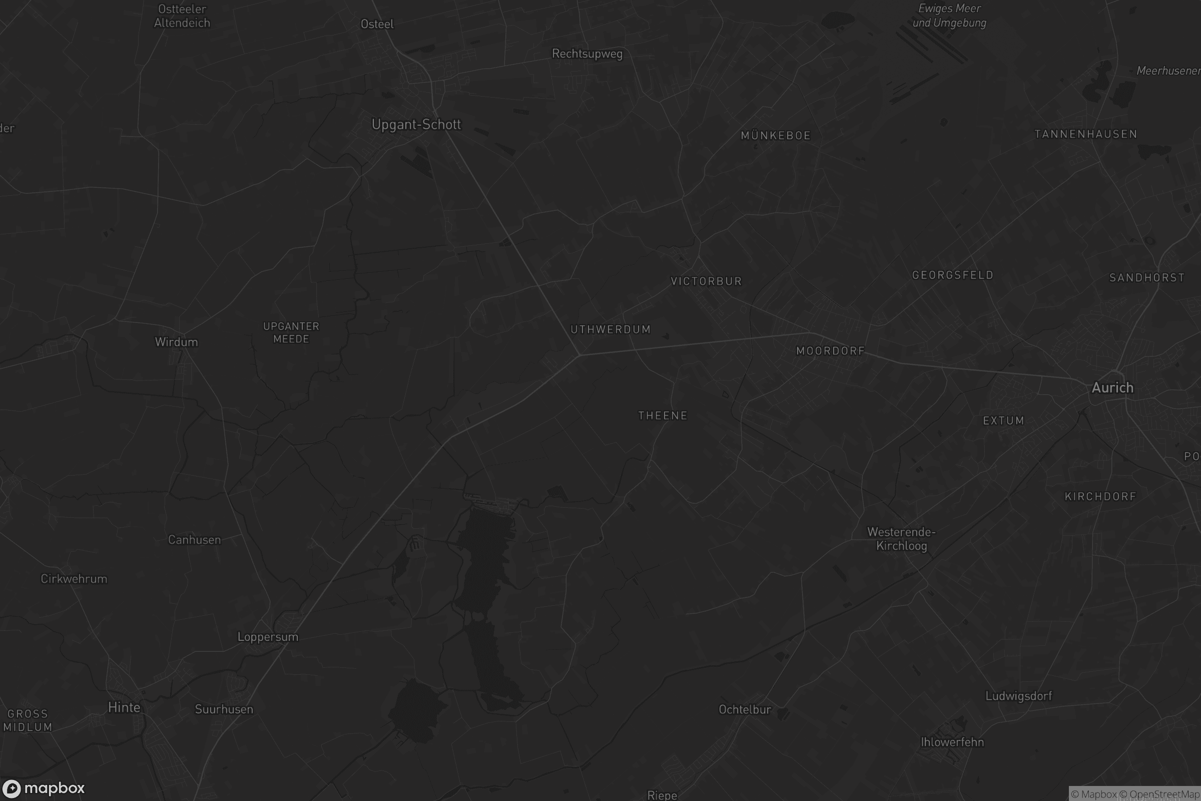 Karte von Südbrookmerland