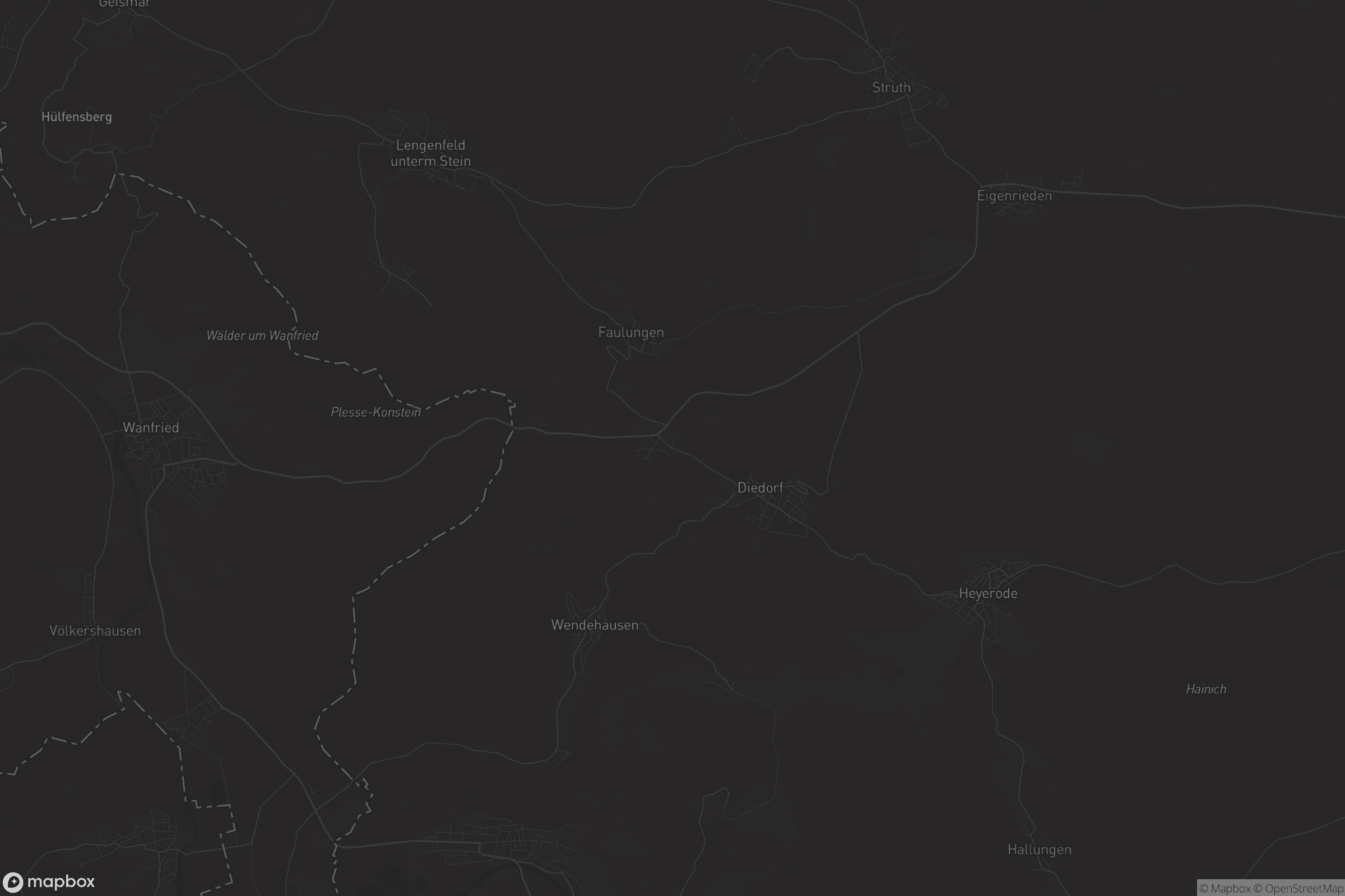 Karte von Südeichsfeld